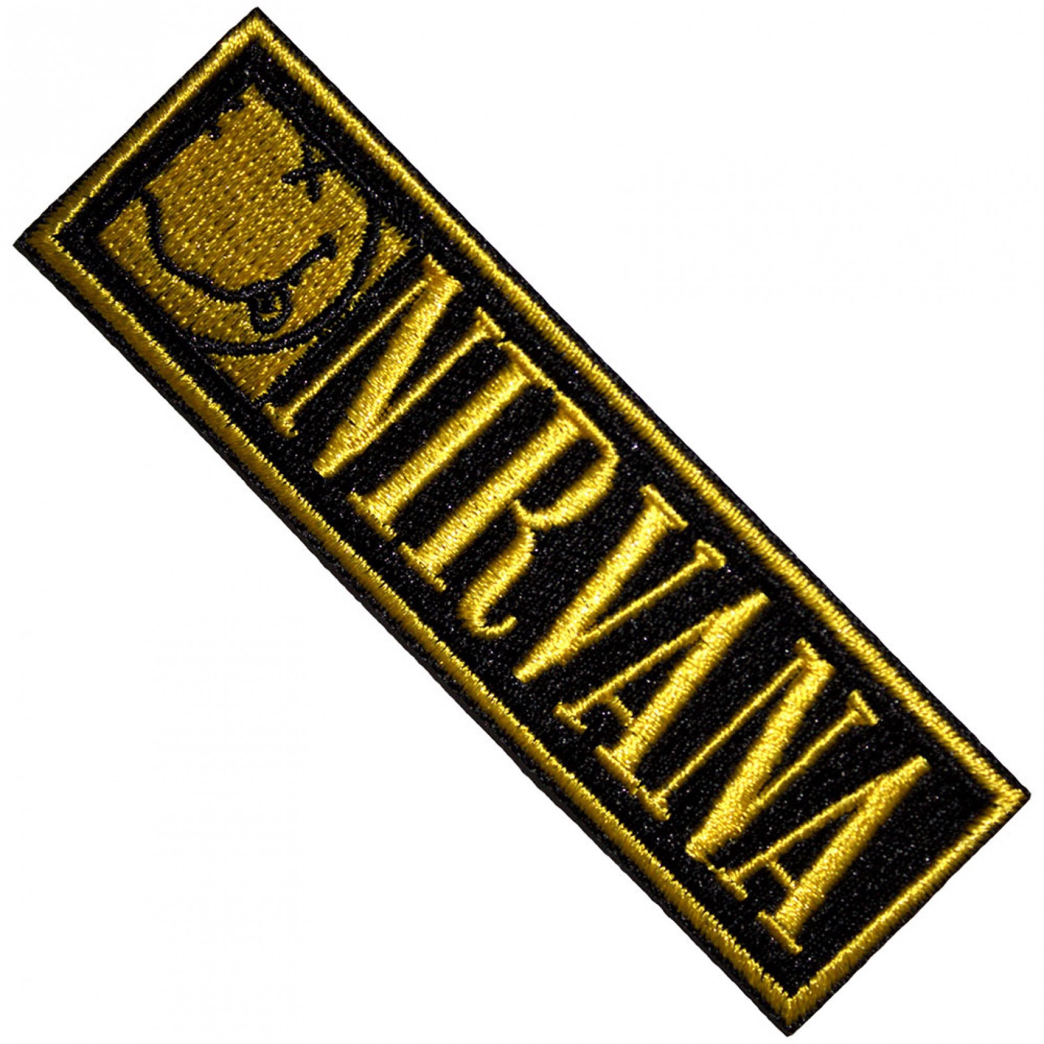 Nirvana Logo and Happy Face Patch