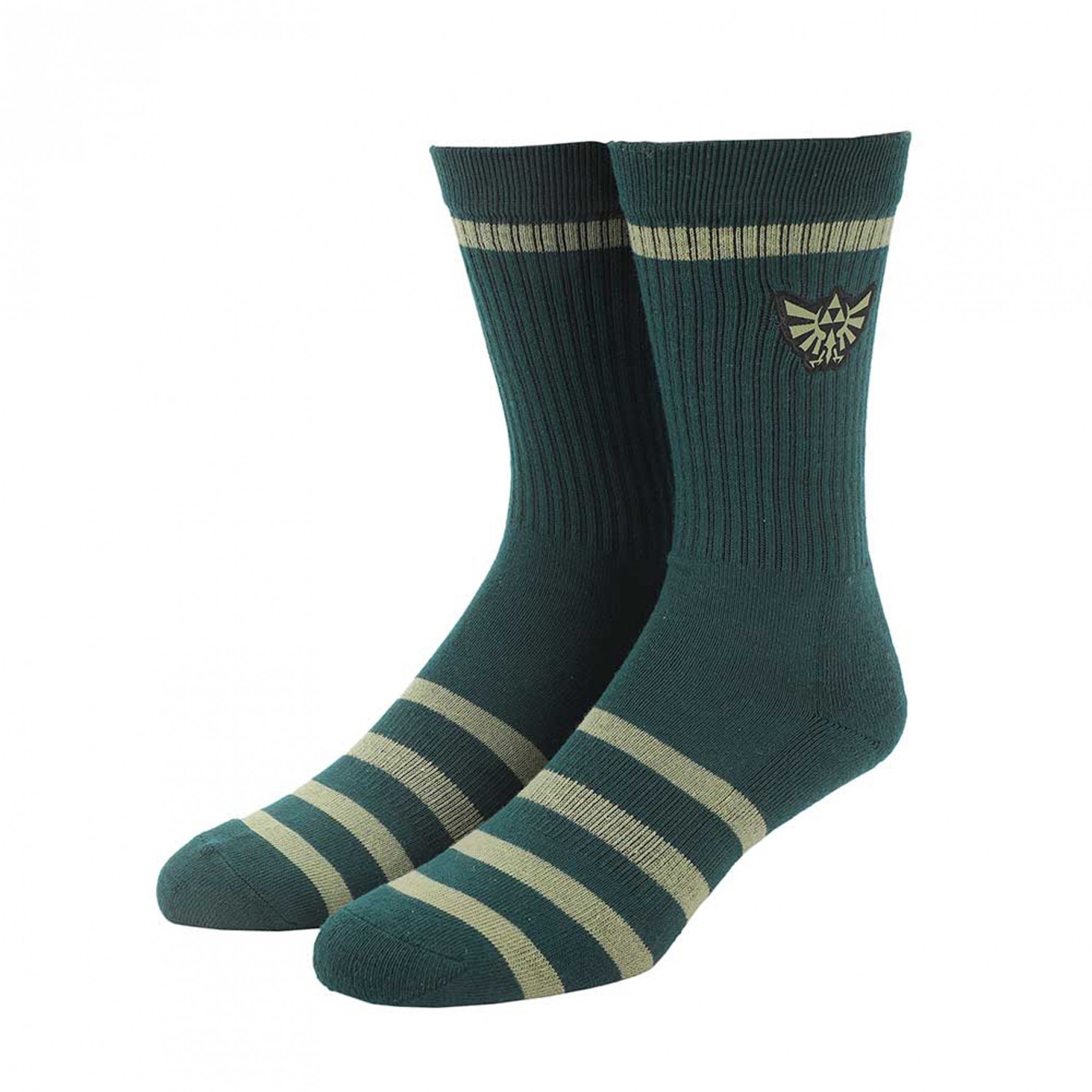 The Legend of Zelda Woven Crew Socks, Green