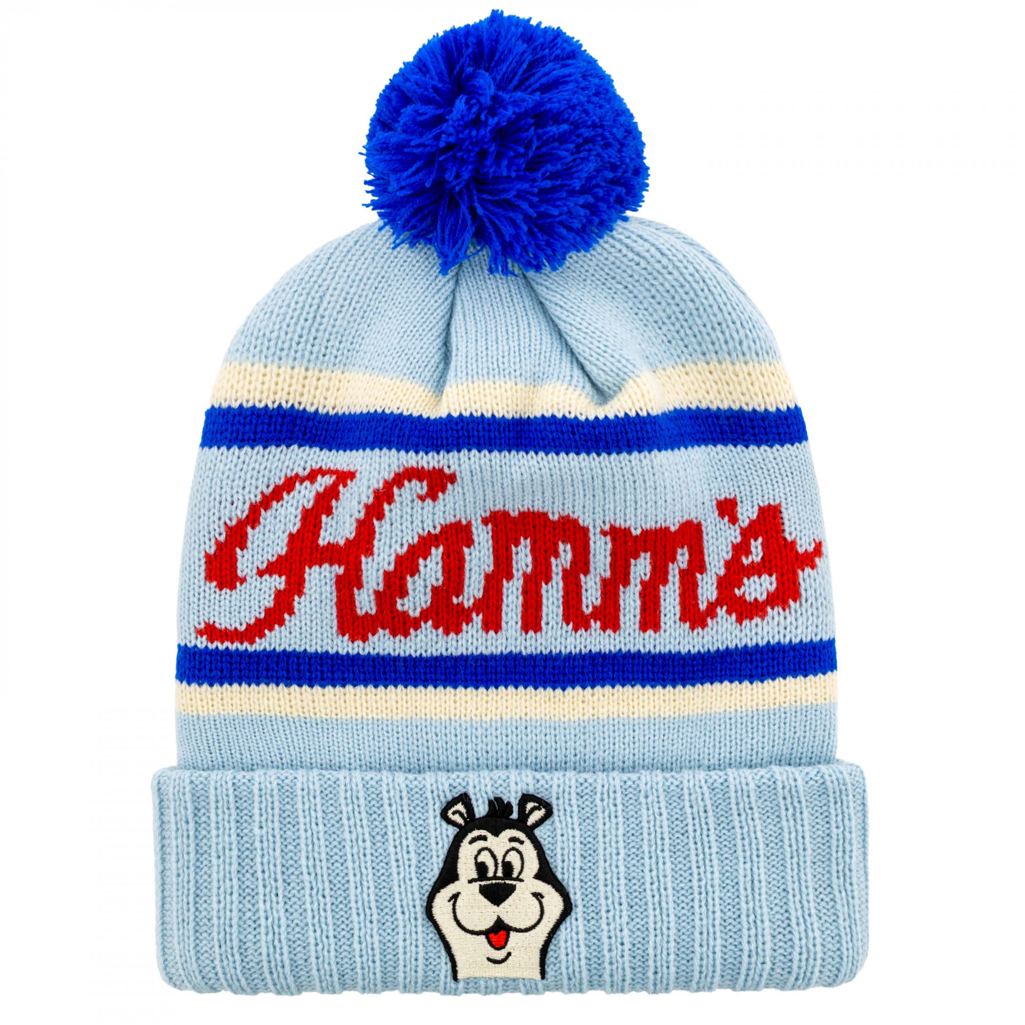 Hamm's Mr. Bear Cuffed Pom Beanie