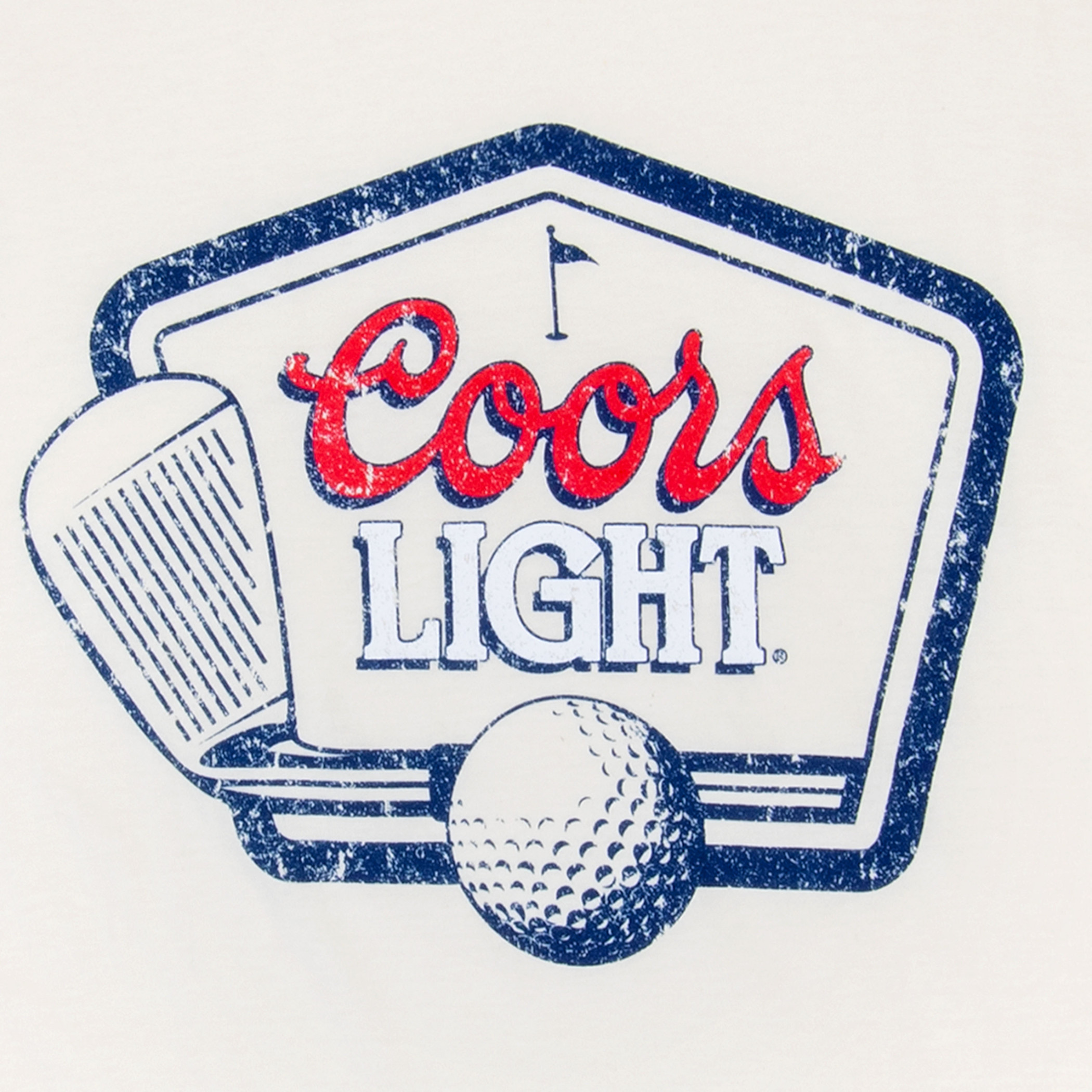 Coors Light Golfing Frame Beige Colorway T-Shirt