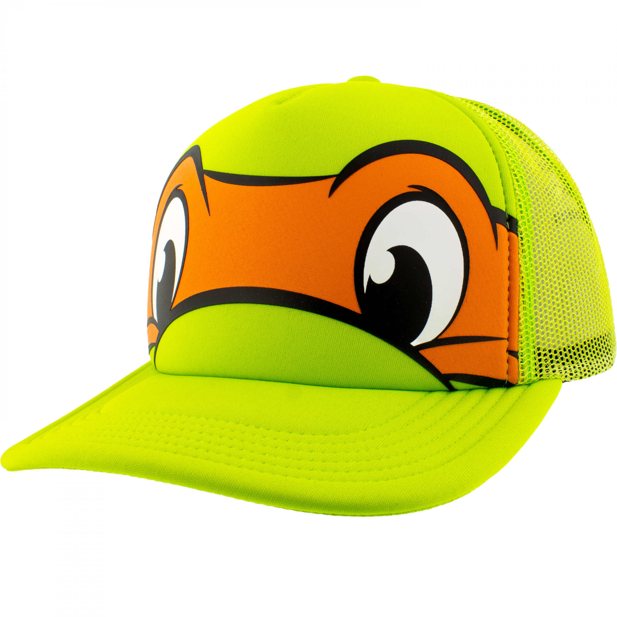 Teenage Mutant Ninja Turtles Michelangelo Mask Snapback Hat, Green