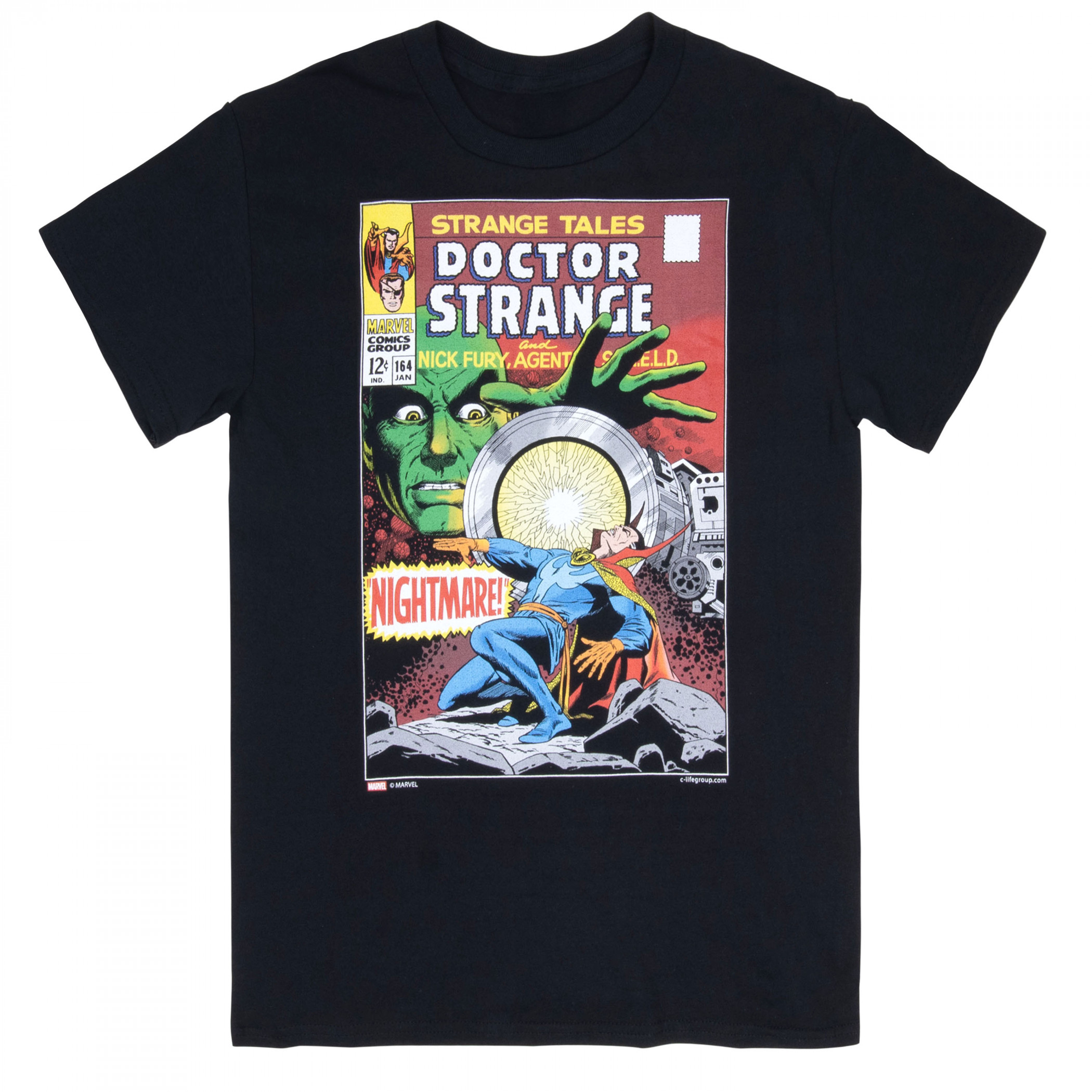 Doctor Strange Nightmare! #164 Comic Book Cover T-Shirt, Black