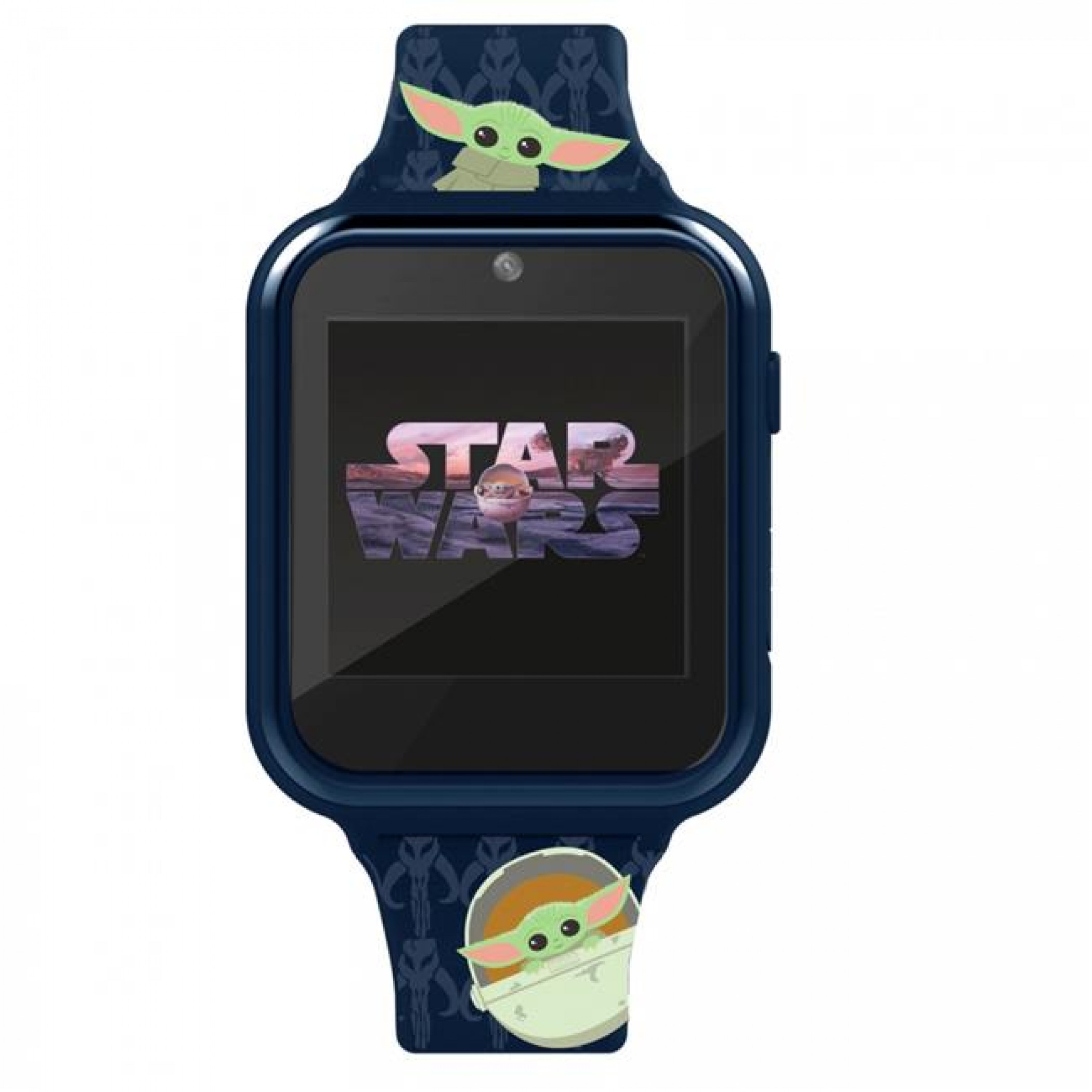 Accutime Star Wars The Child from The Mandalorian All Over Print Interactive Kids Blue Watch, Blue