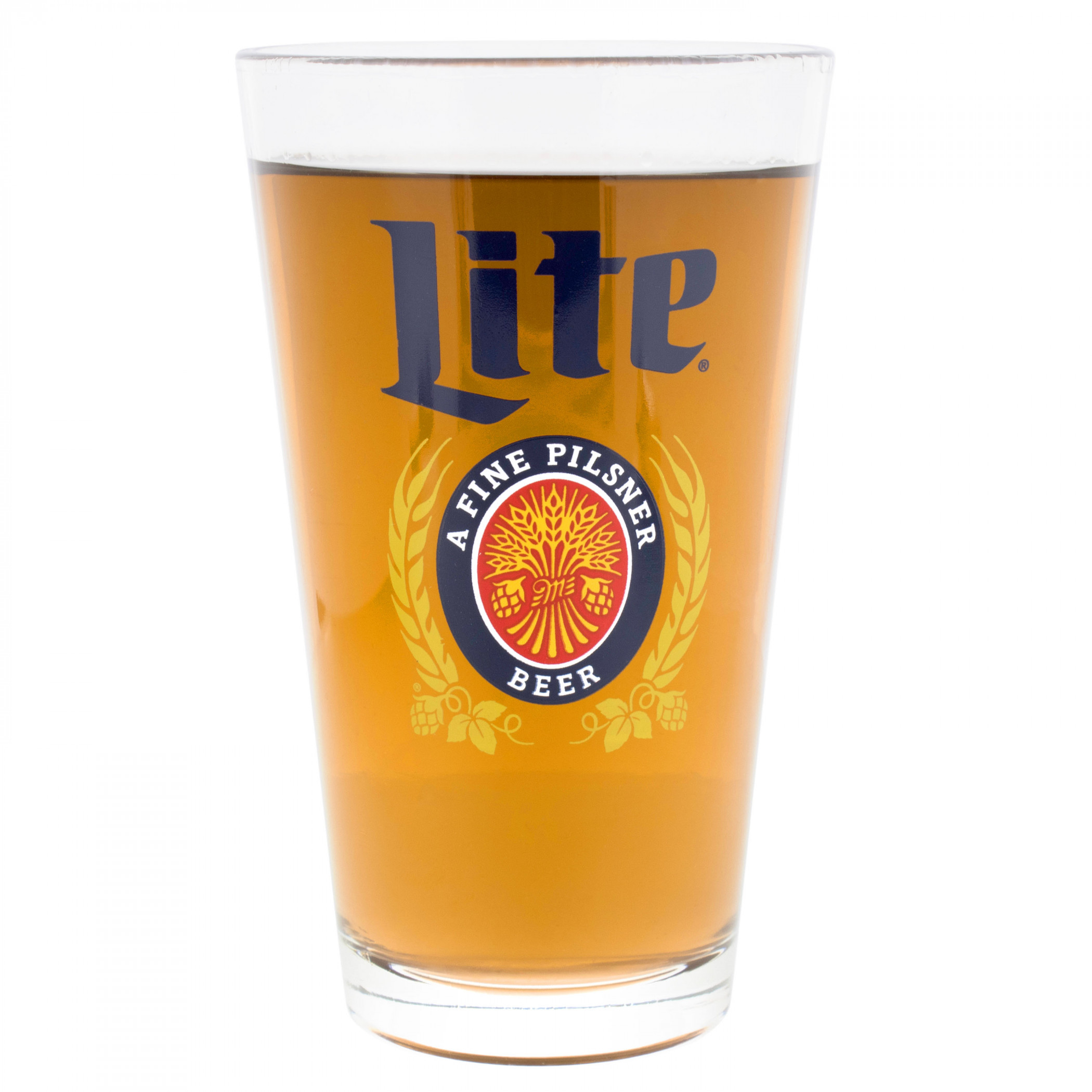Miller A Fine Pilsner Beer Logo Pint Glass