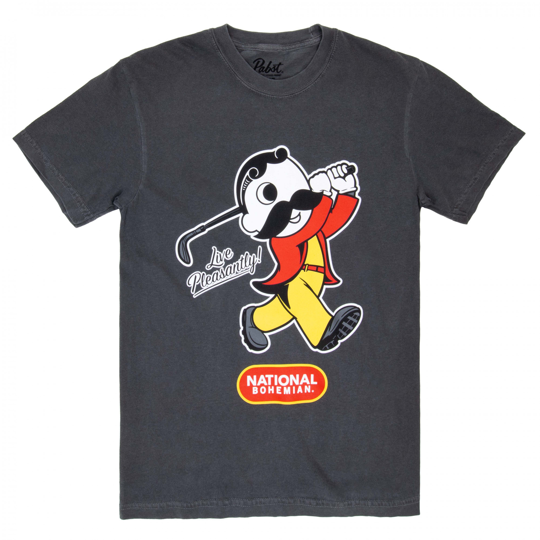 National Bohemian Live Pleasantly Golfing T-Shirt