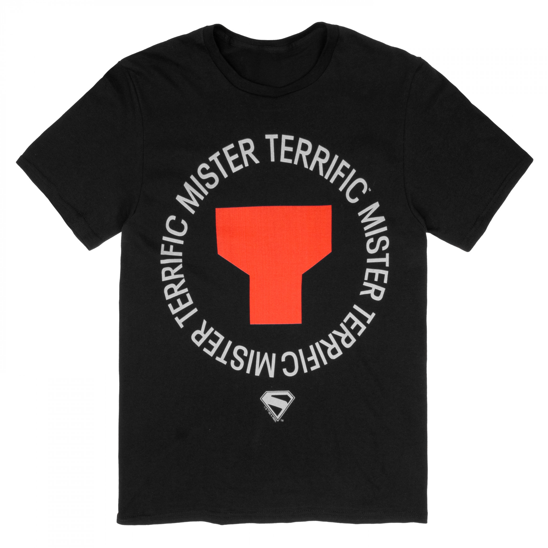Superman Mister Terrific T-Shirt, Black