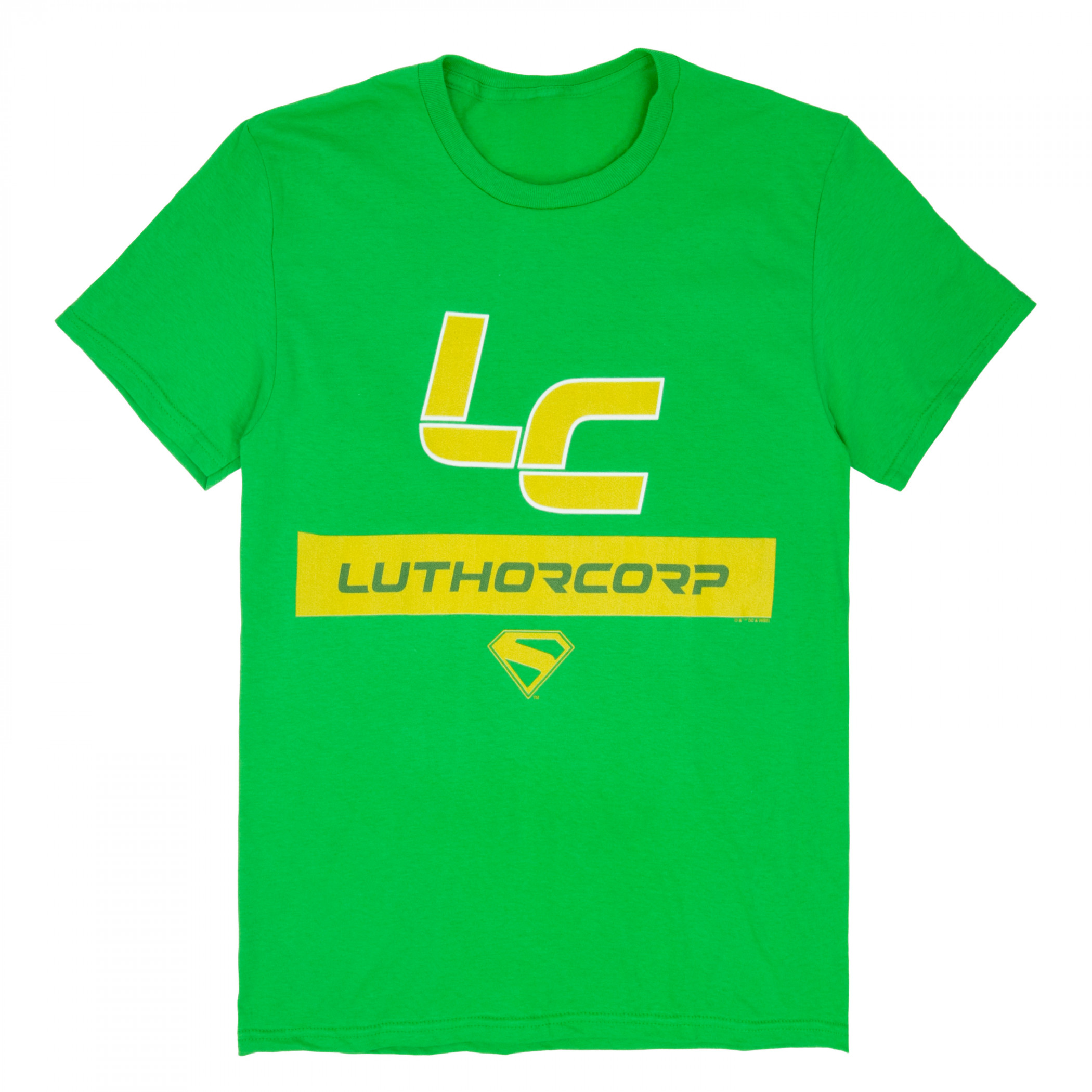 Superman 2025 Luthorcorp Logo T-Shirt, Green