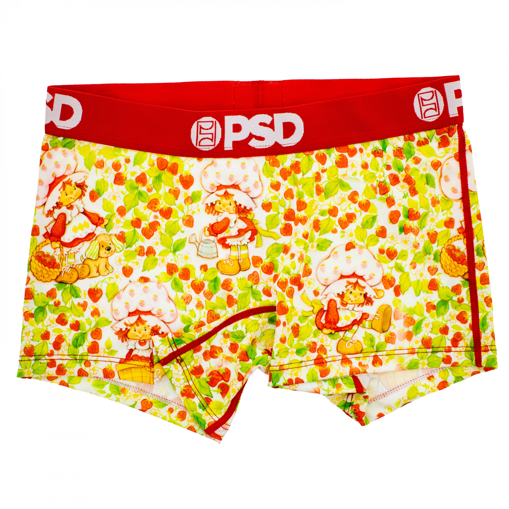 Strawberry Shortcake Berry Field PSD Boy Shorts Underwear, Multi-Color