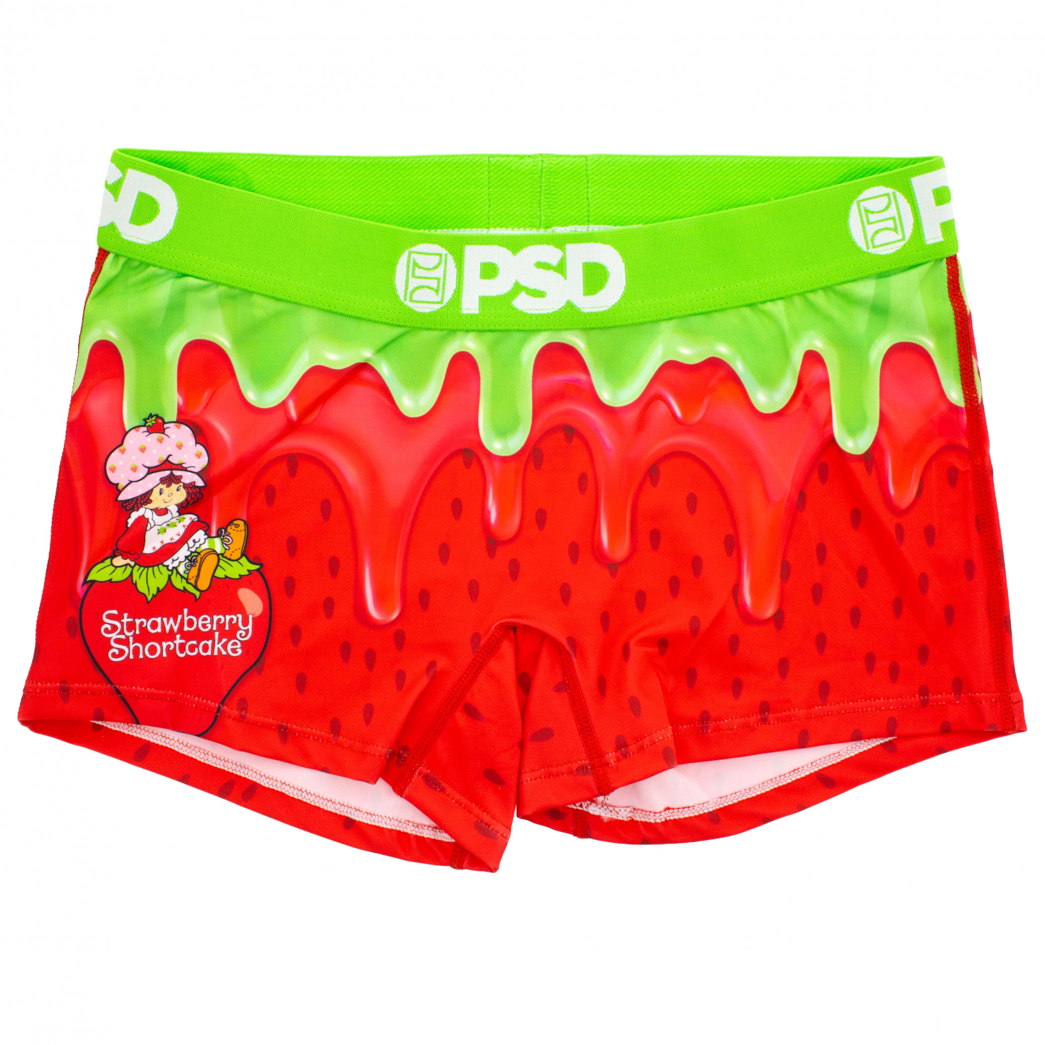 Strawberry Shortcake Dripping PSD Women's Boxer Shorts, Multi-Color