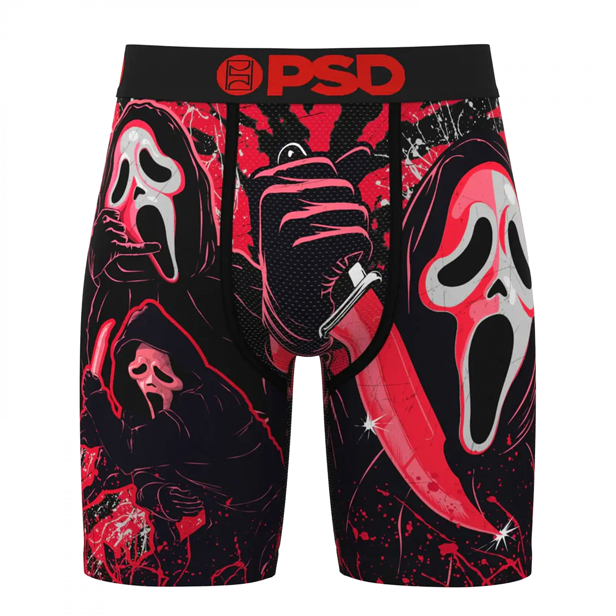 Scream Ghostface Call Me PSD Boxer Briefs, Multi-Color