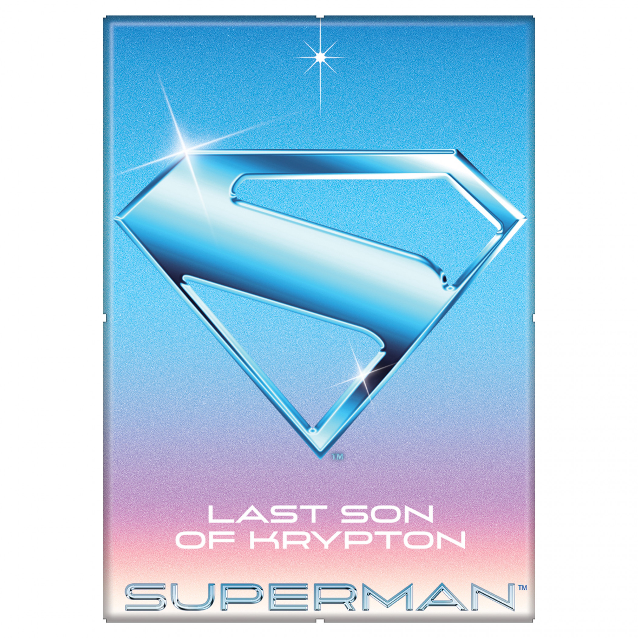 Superman Movie 2025 Last Son of Krypton Magnet, Multi-Color