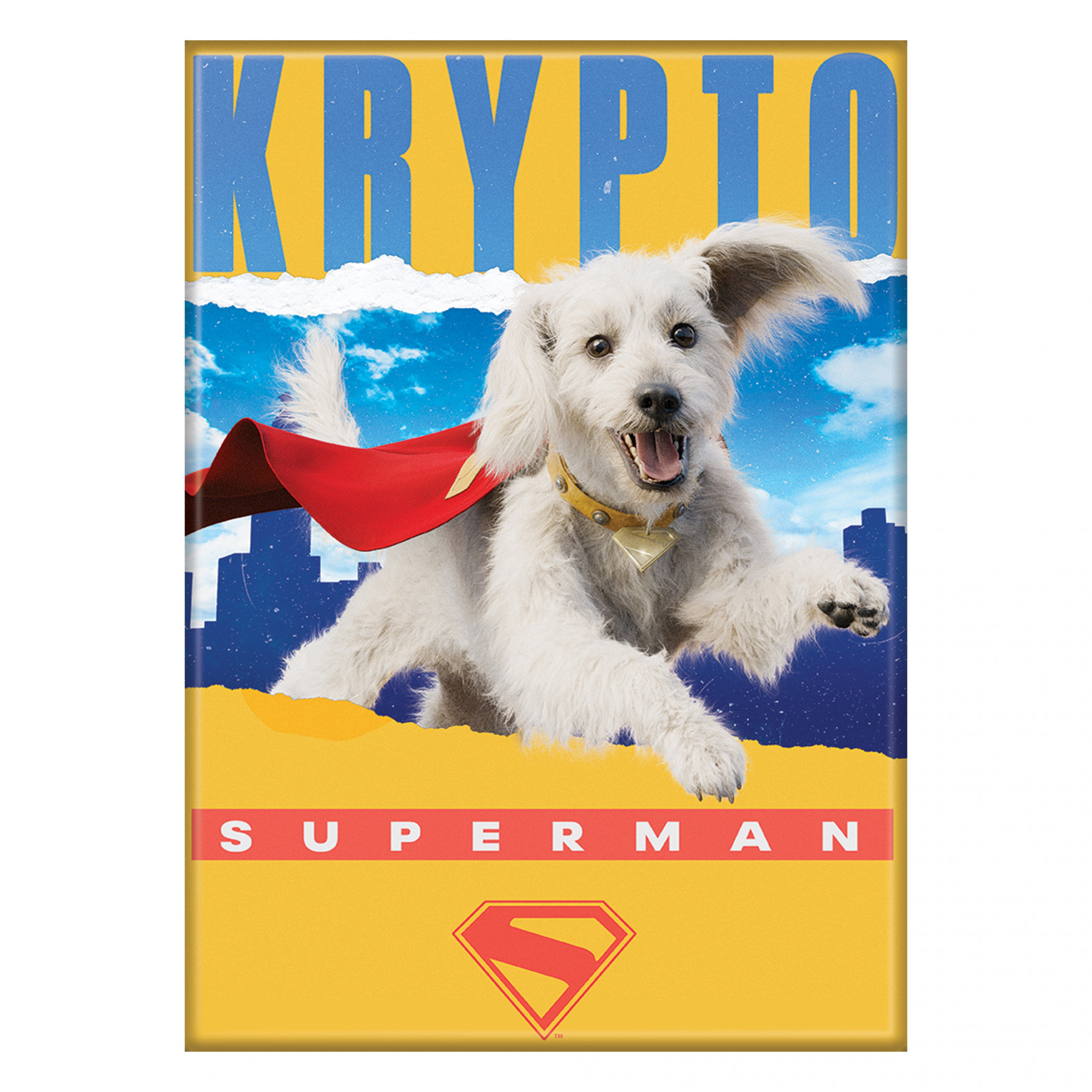 SupermanKrypto Yellow Magnet, Multi-Color