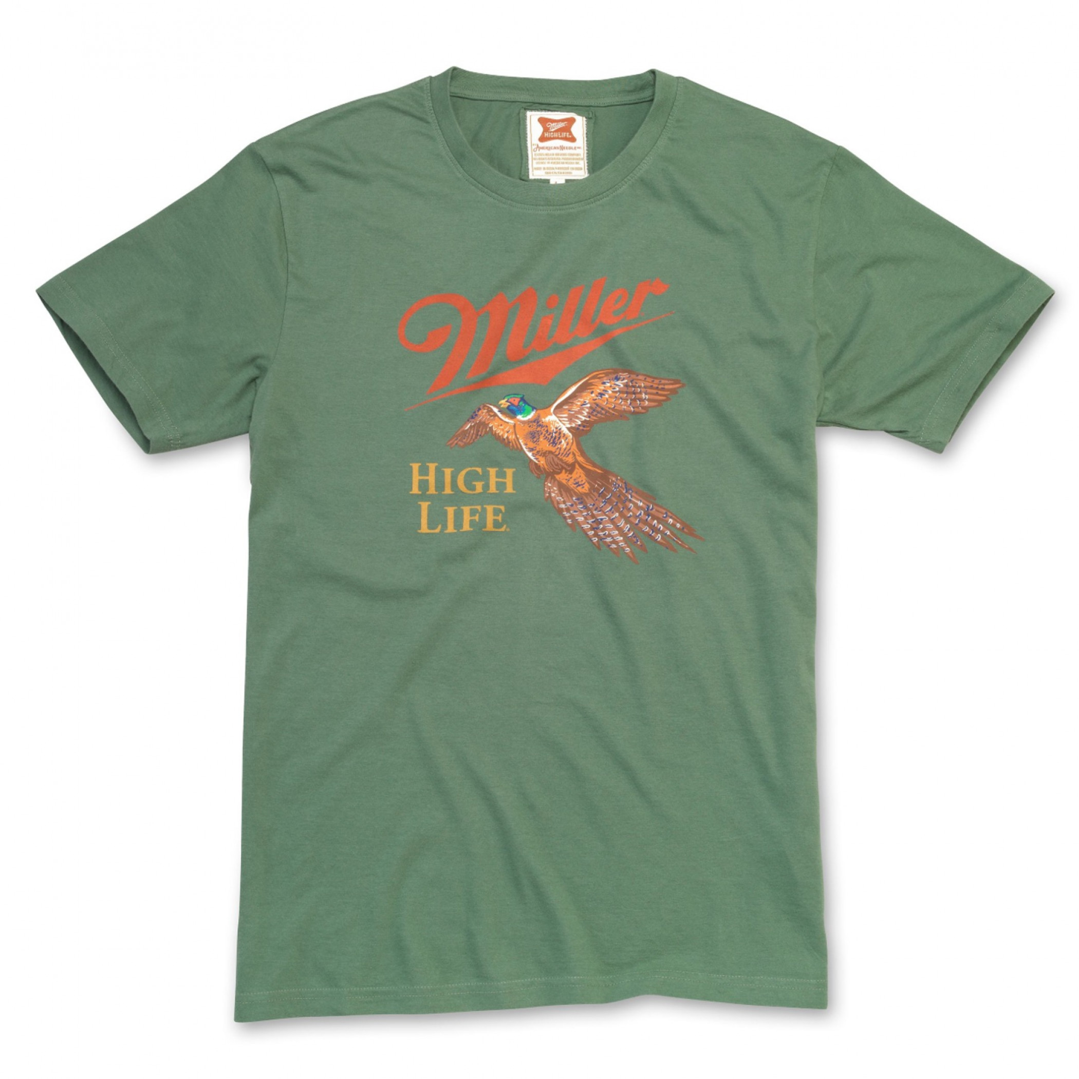 Miller High Life Logo w/ Pheasant Brass Tacks T-Shirt