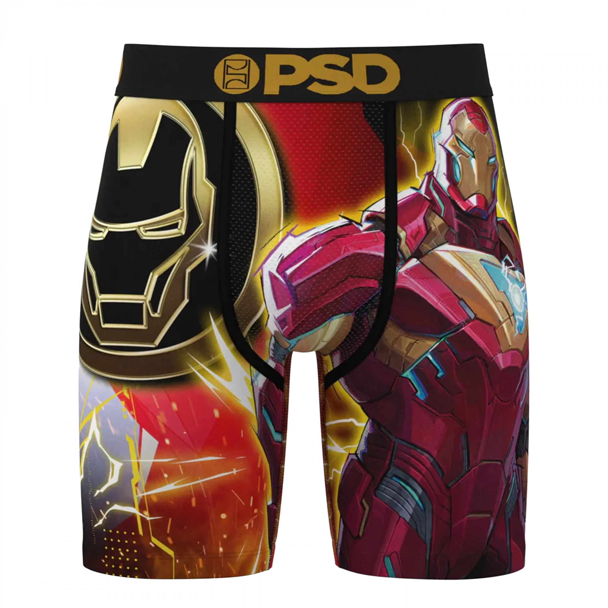 Iron Man Gold PSD Boxer Briefs, Multi-Color