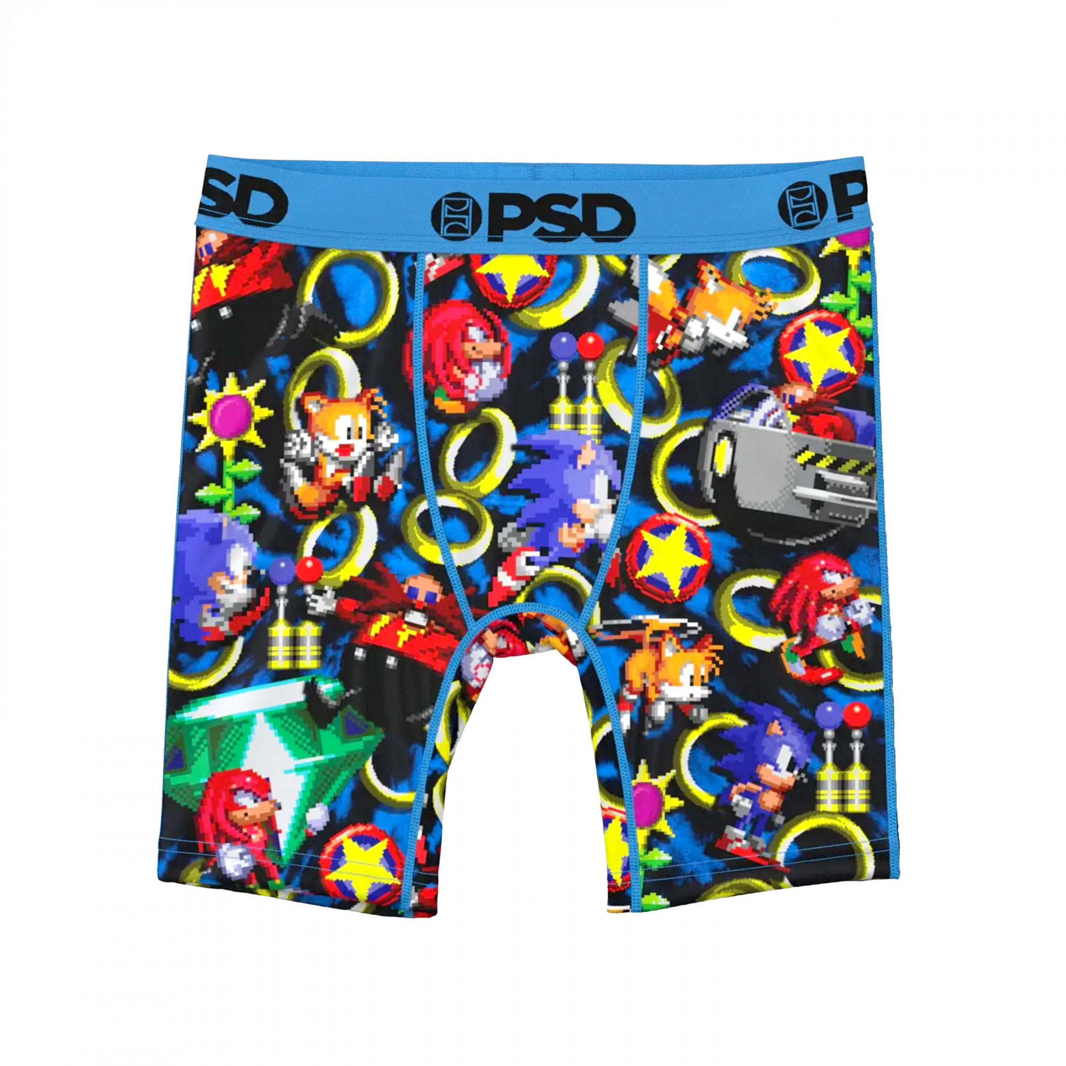 Sonic the Hedgehog Gamer PSD Youth Boxer Briefs, Multi-Color