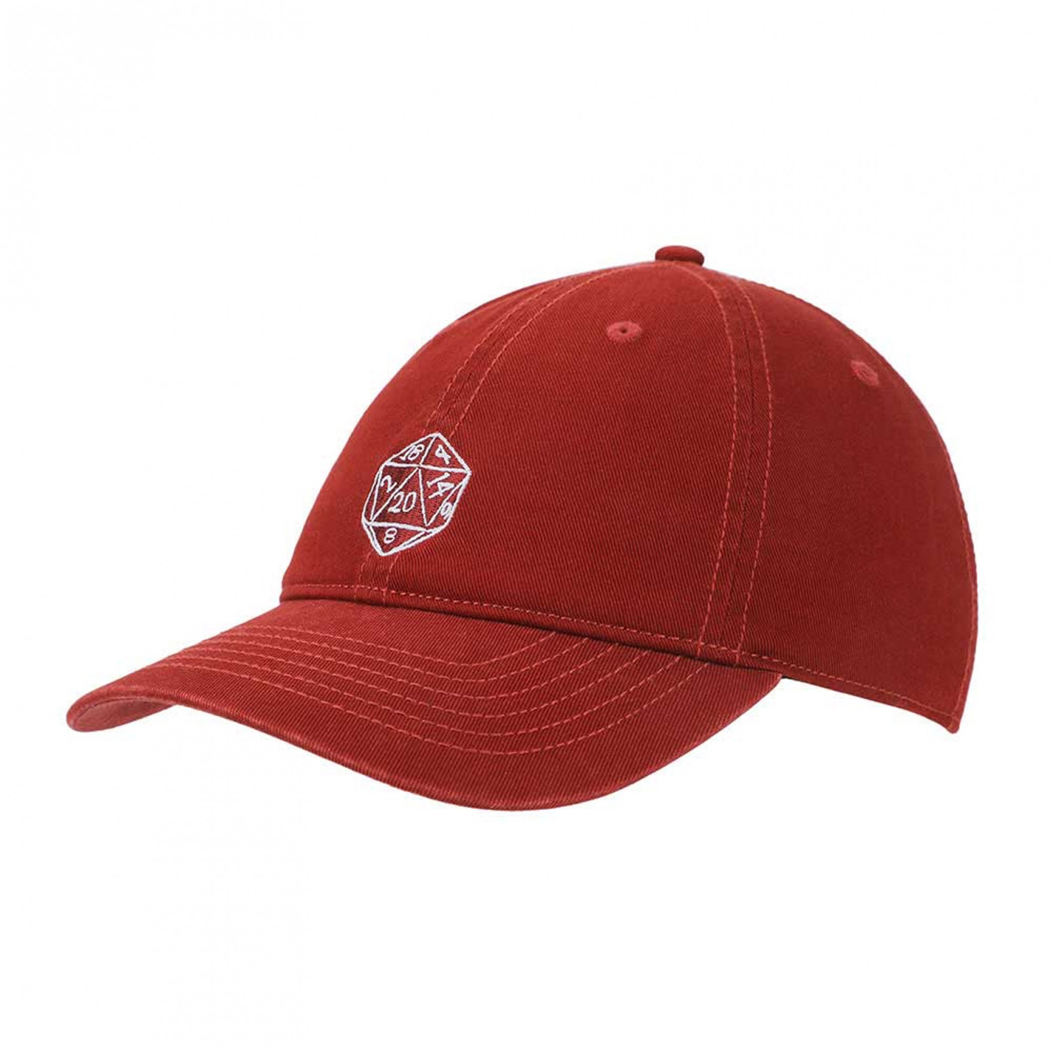 Dungeons & Dragons Embroidered Adjustable Hat, Red
