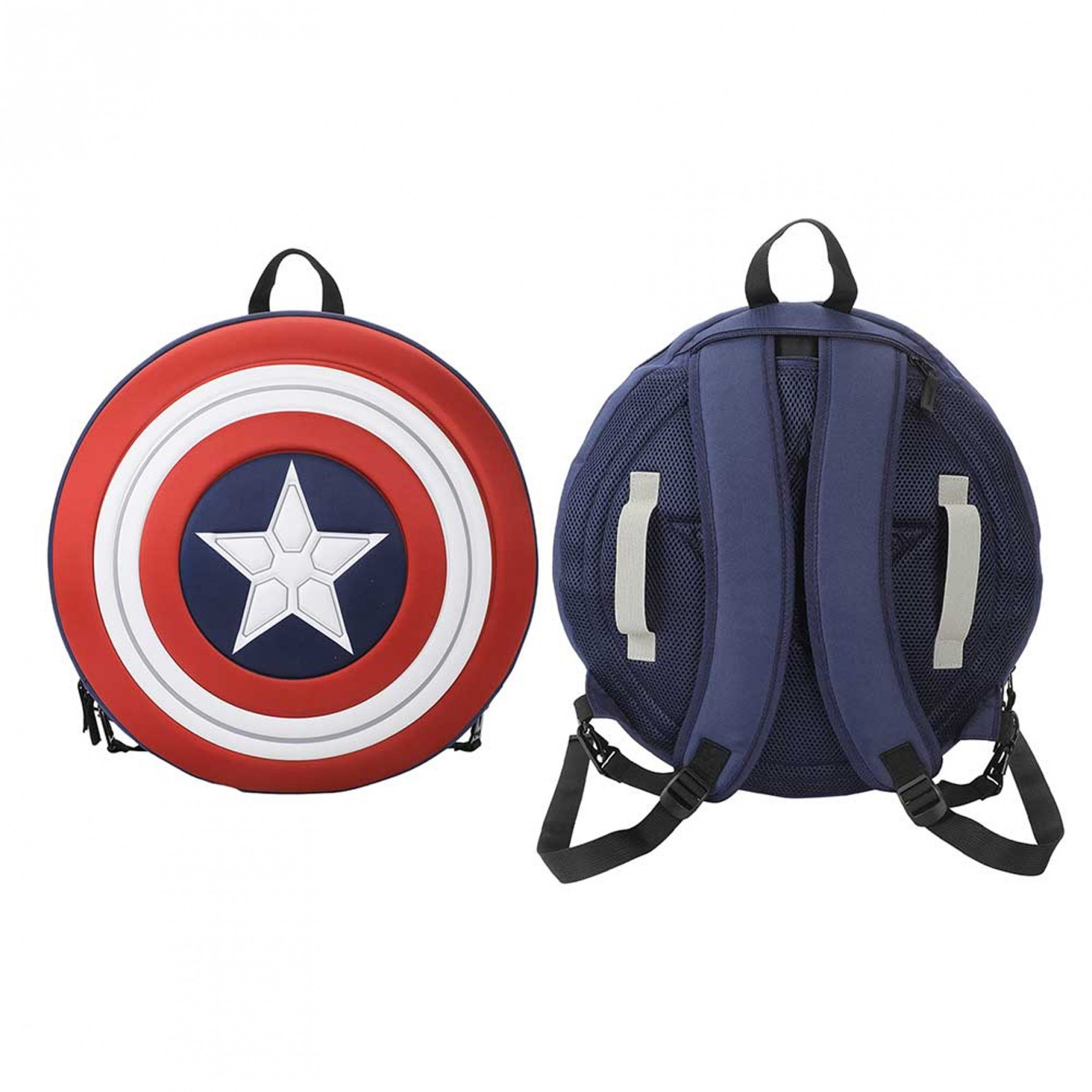 Captain America Shield Cosplay Backpack, Multi-Color