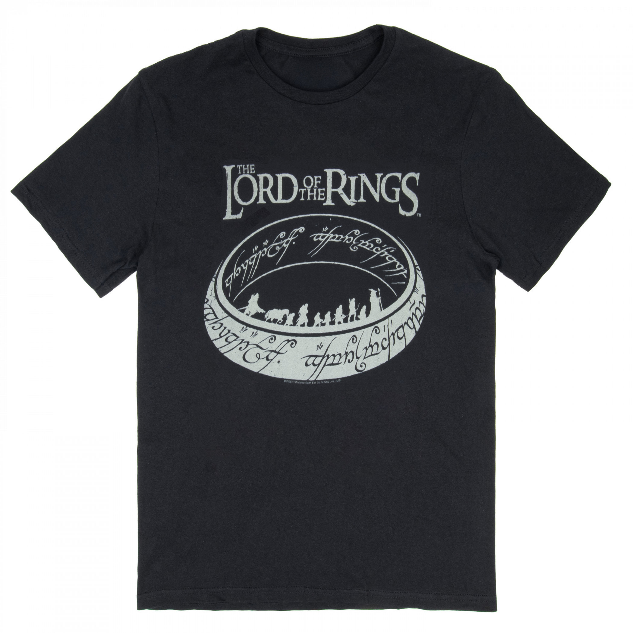 Lord Of The Rings One Ring to Rule Them All T-Shirt, Black