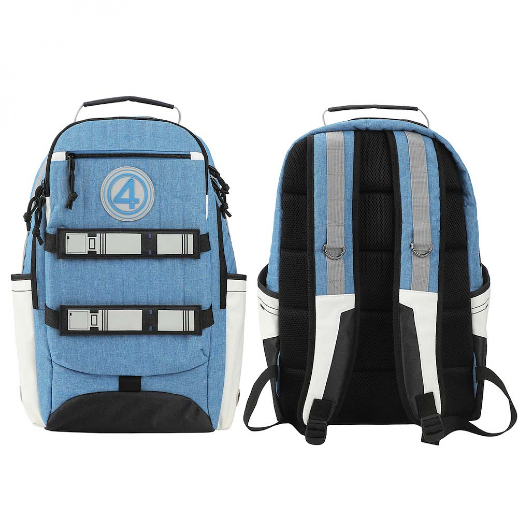 Fantastic Four Team Logo 17.5” Backpack, Blue