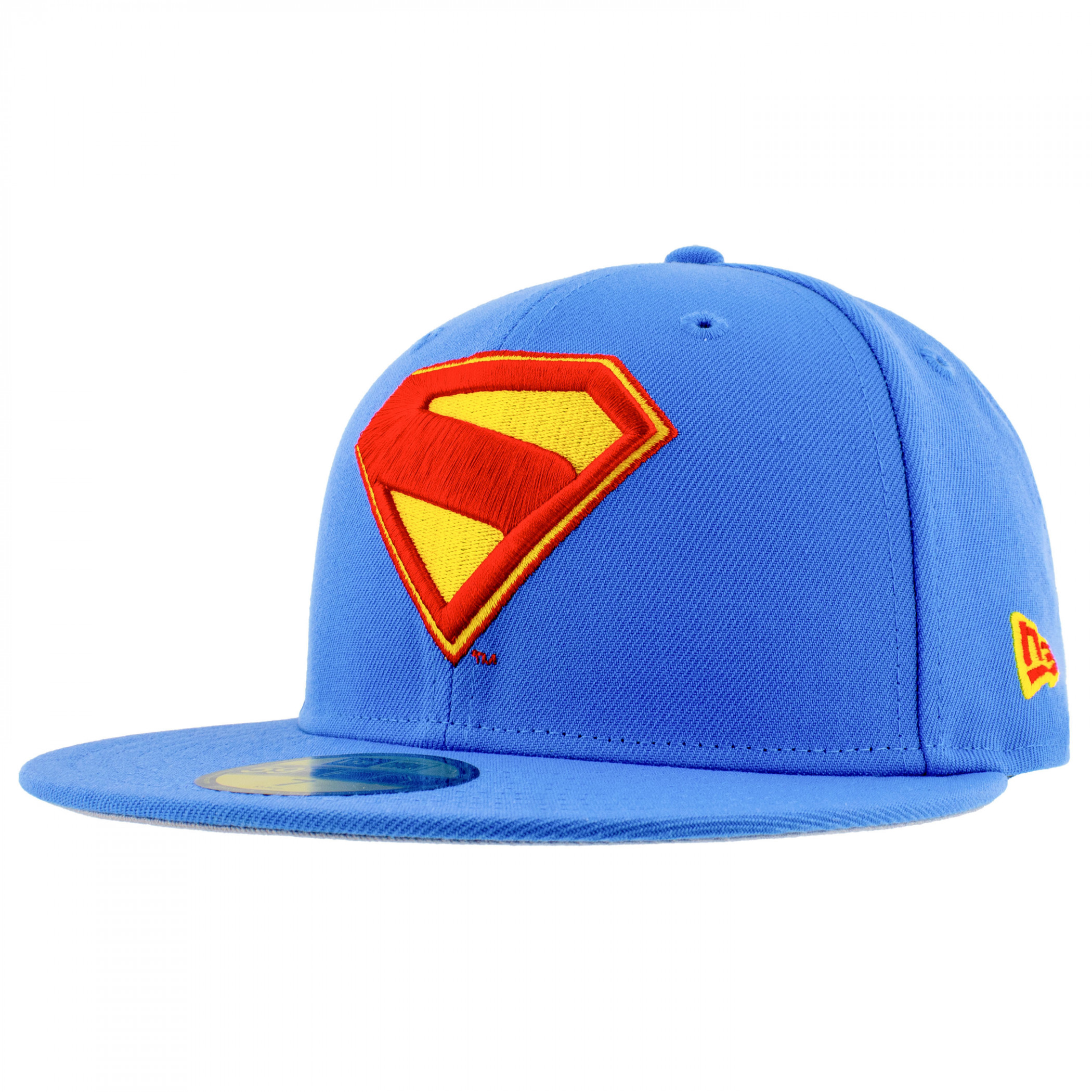 Superman James Gunn Logo New Era 59Fifty Fitted Hat Blue