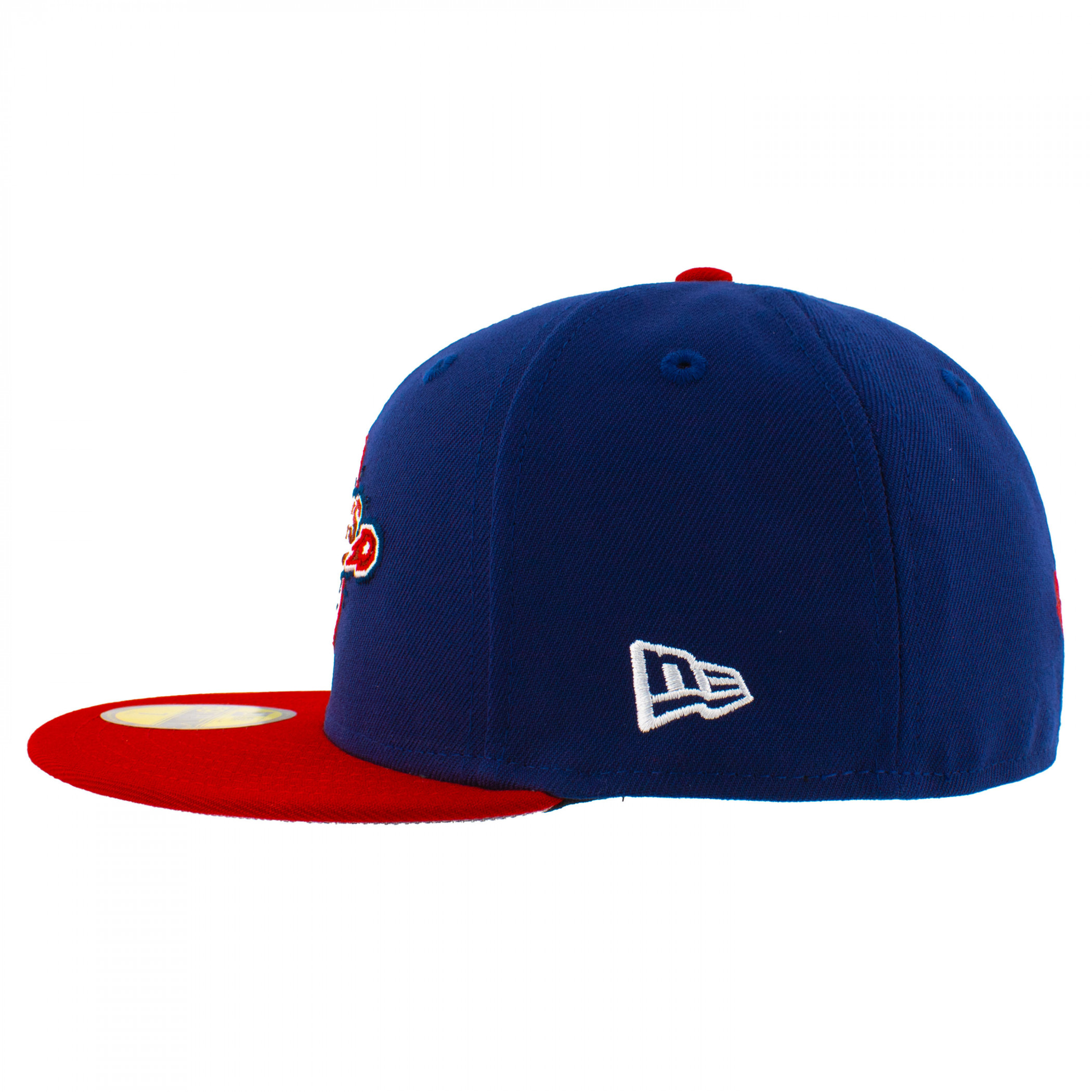 Superman Meteors Logo New Era 59Fifty Fitted Hat Blue