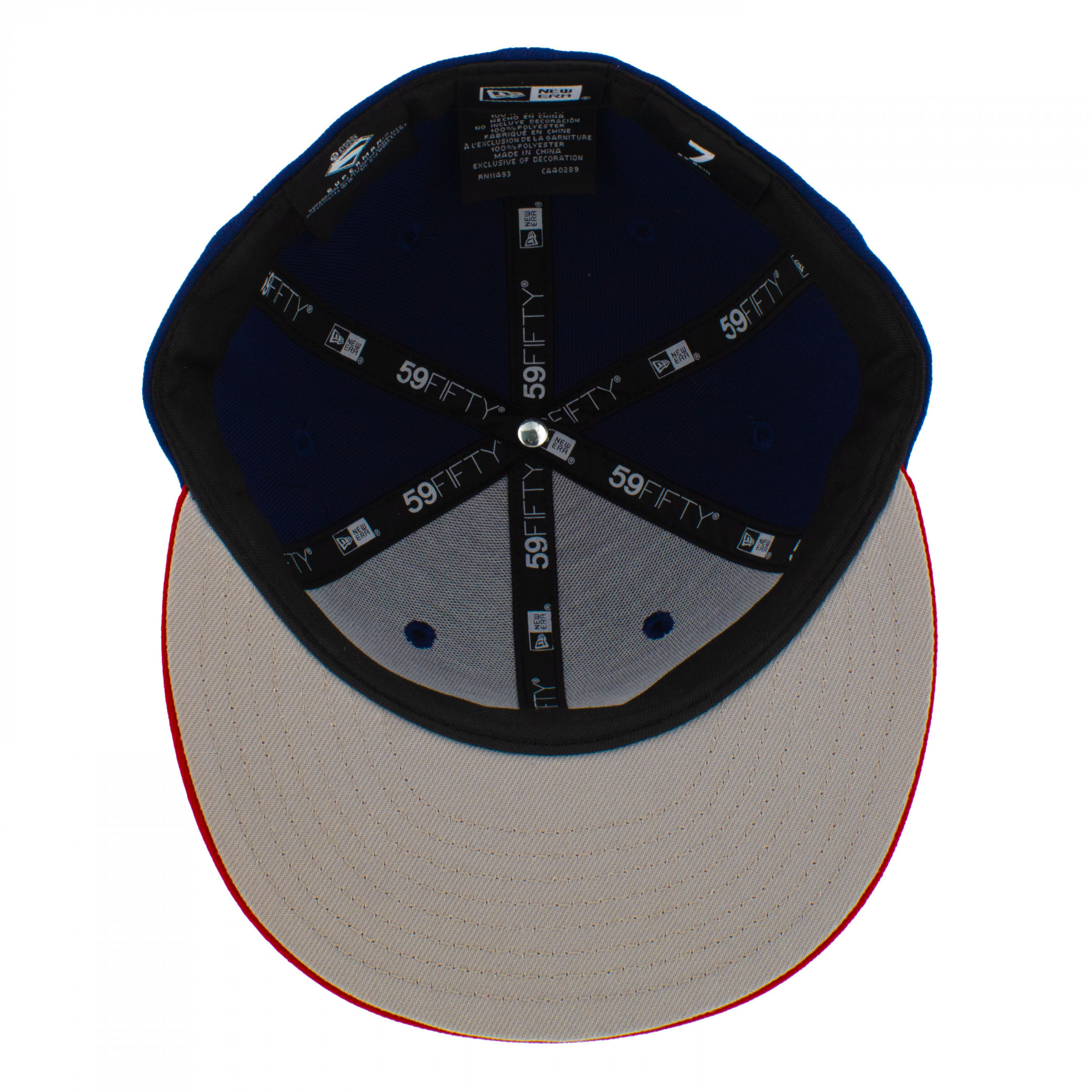 Superman Meteors Logo New Era 59Fifty Fitted Hat Blue