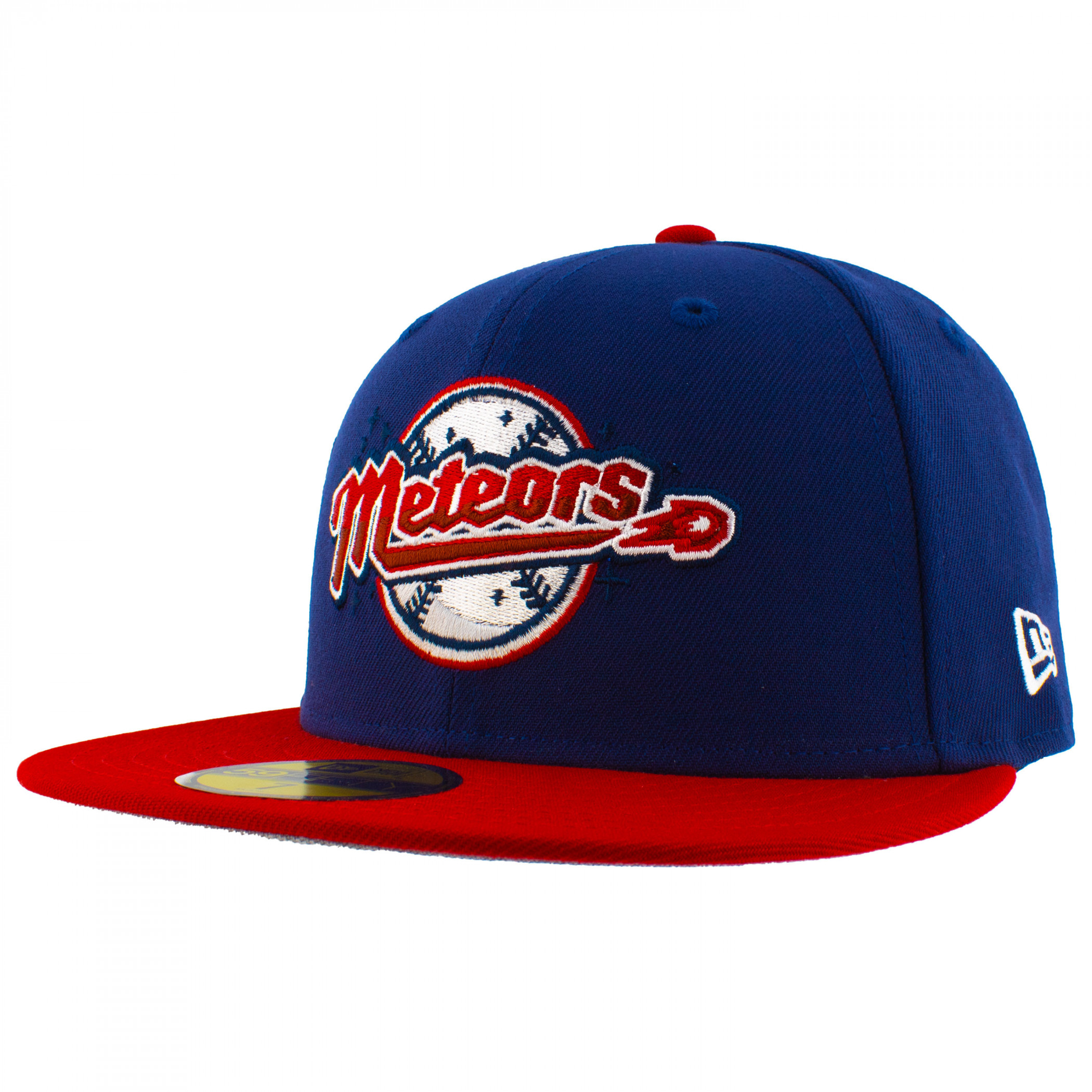 Superman Meteors Logo New Era 59Fifty Fitted Hat, Blue