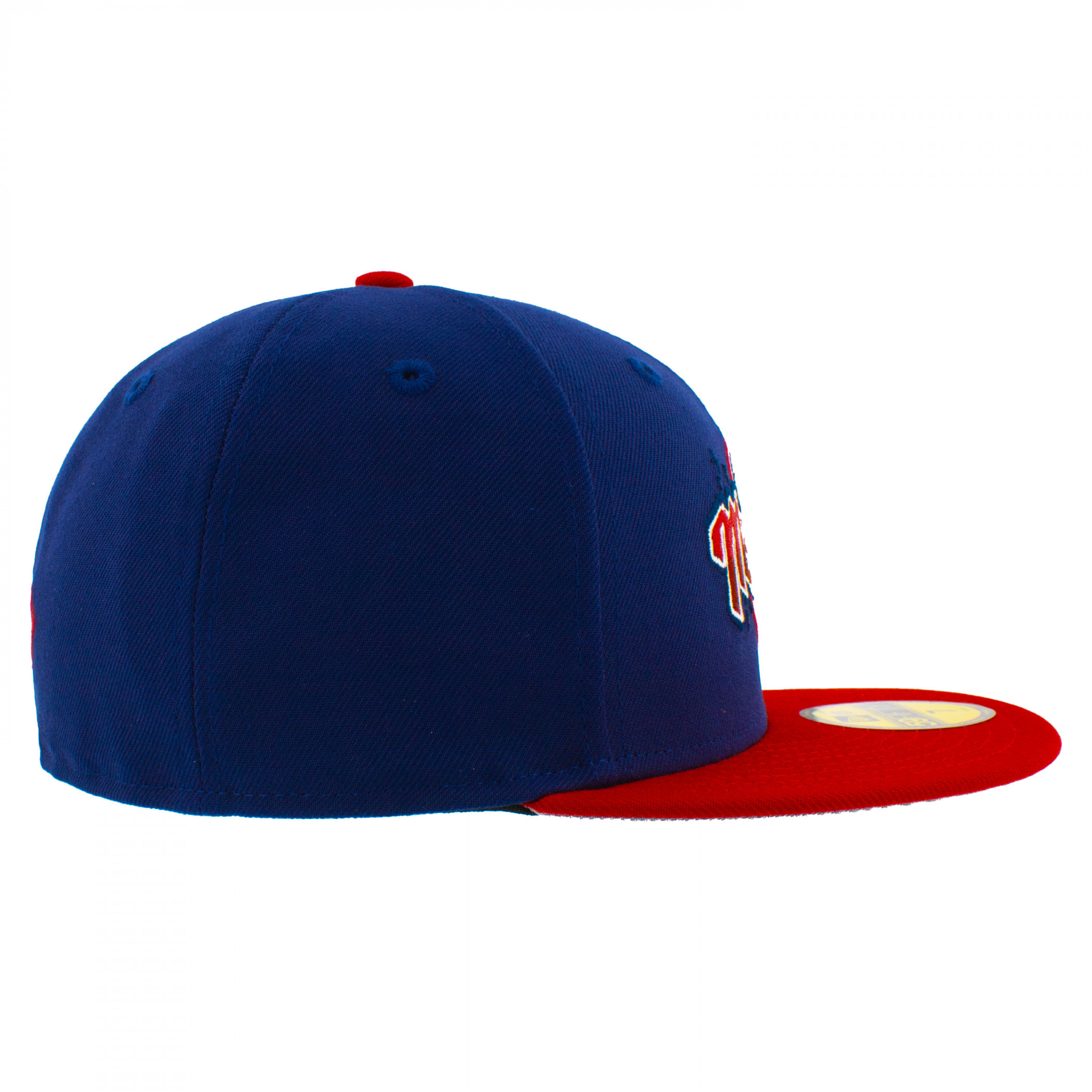 Superman Meteors Logo New Era 59Fifty Fitted Hat Blue
