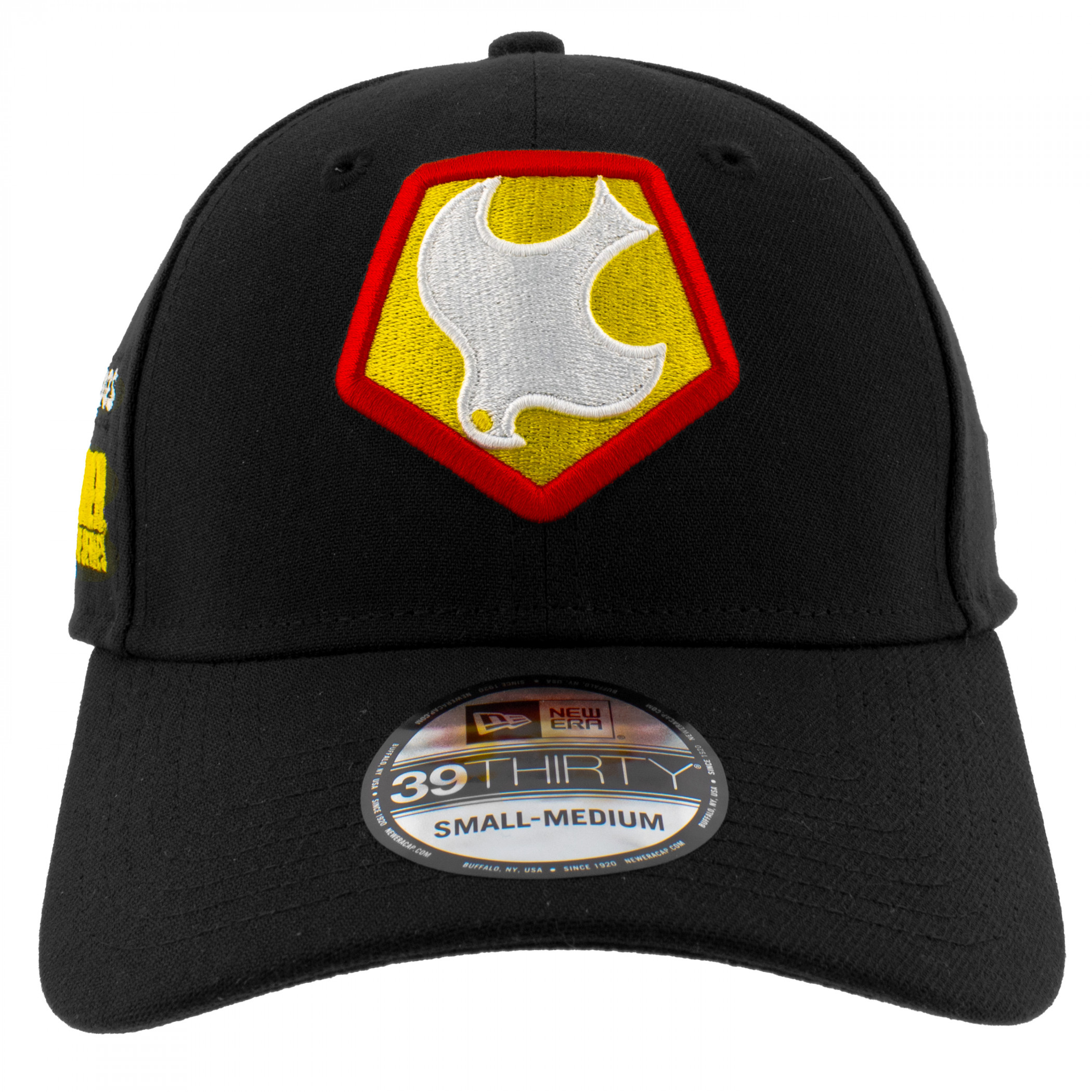 Peacemaker Logo New Era 39Thirty Fitted Hat Black