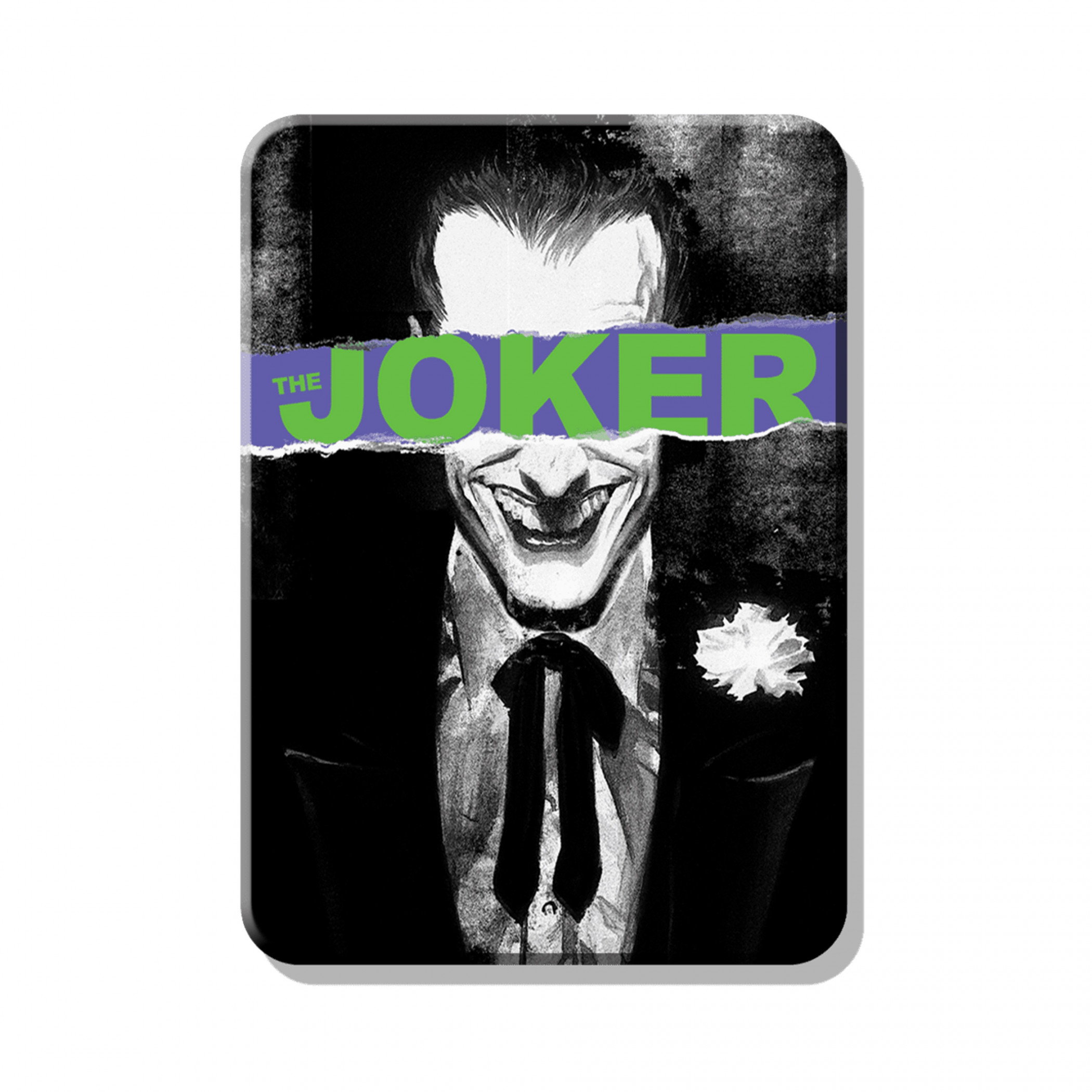 Joker Sliced Portrait Magnet, Multi-Color