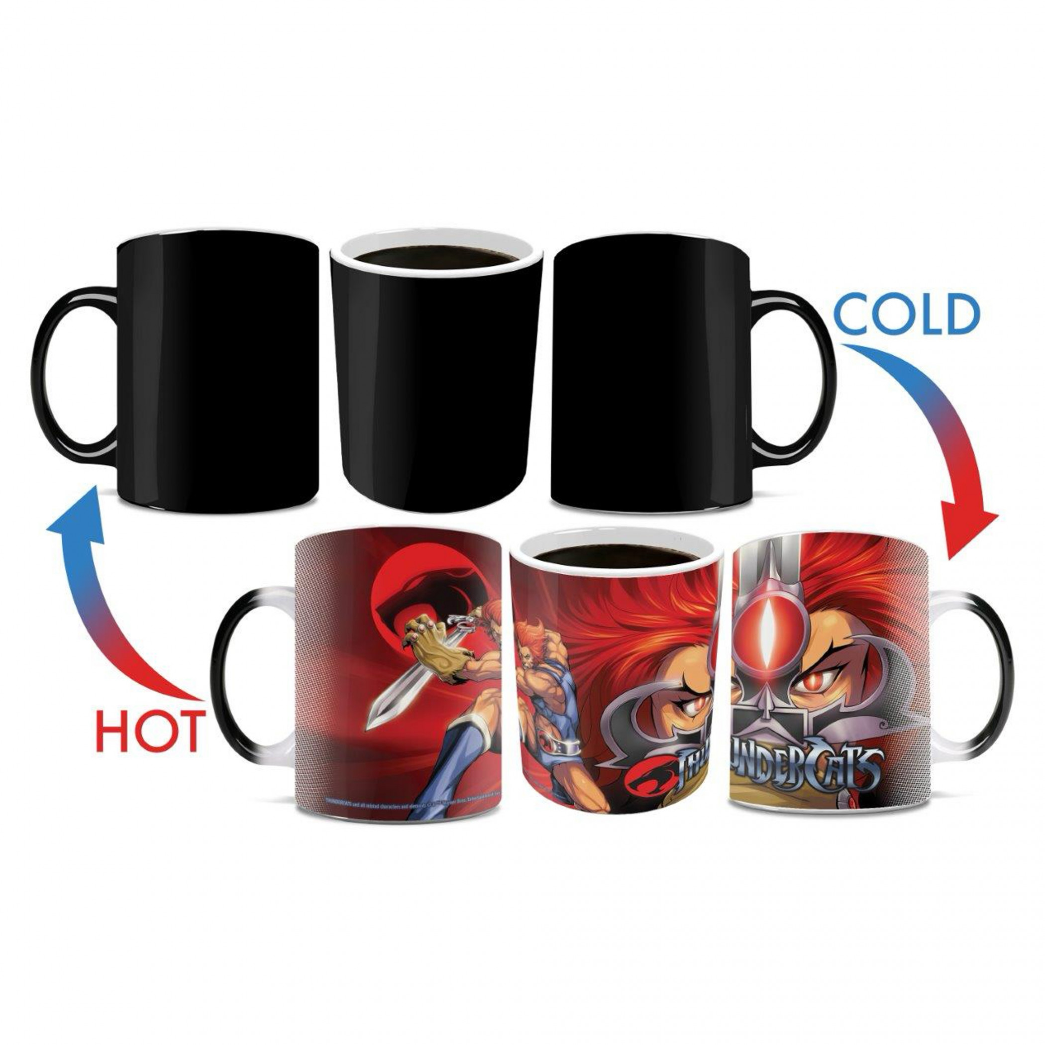ThunderCats Lion-O Morphing Mugs Heat Change Mug, Multi-Color