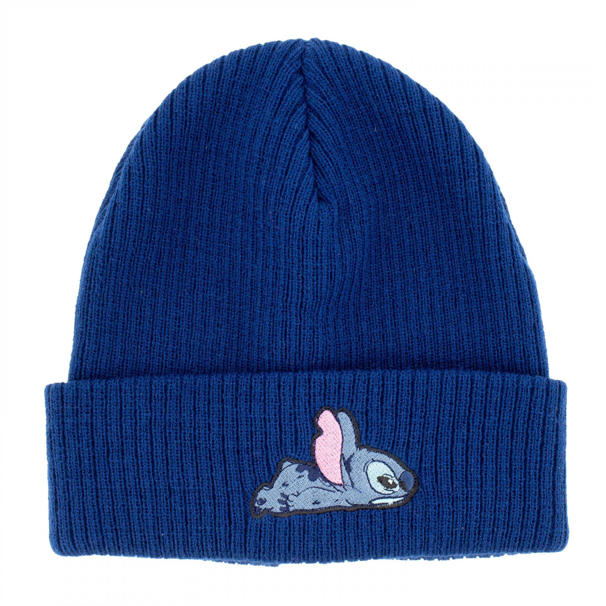 Lilo & Stitch Belly Flopped Cuffed Beanie, Blue