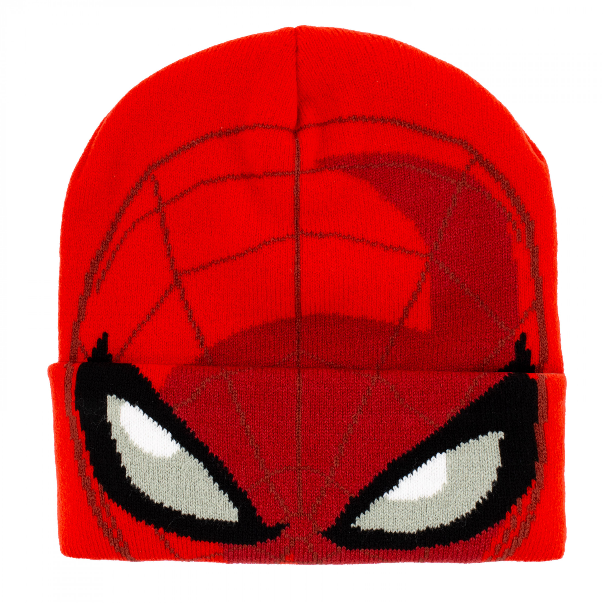 Spider-Man Character Big Kid Cuffed Beanie, Red