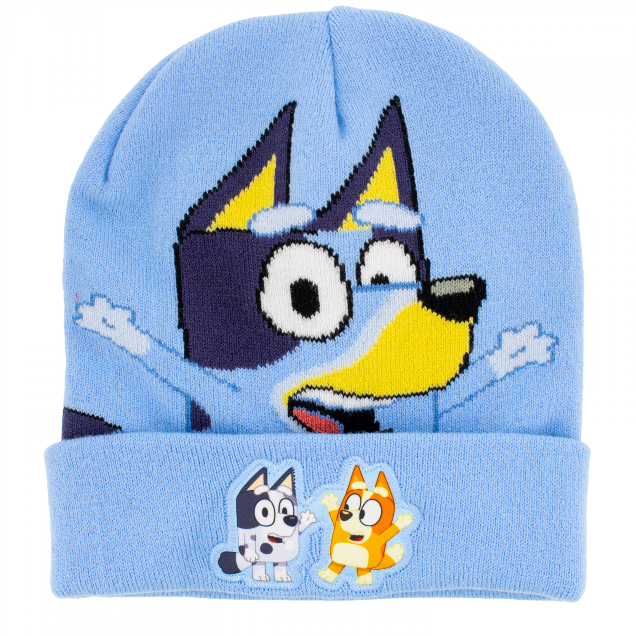 Bluey Character Youth Cuffed Beanie, Blue