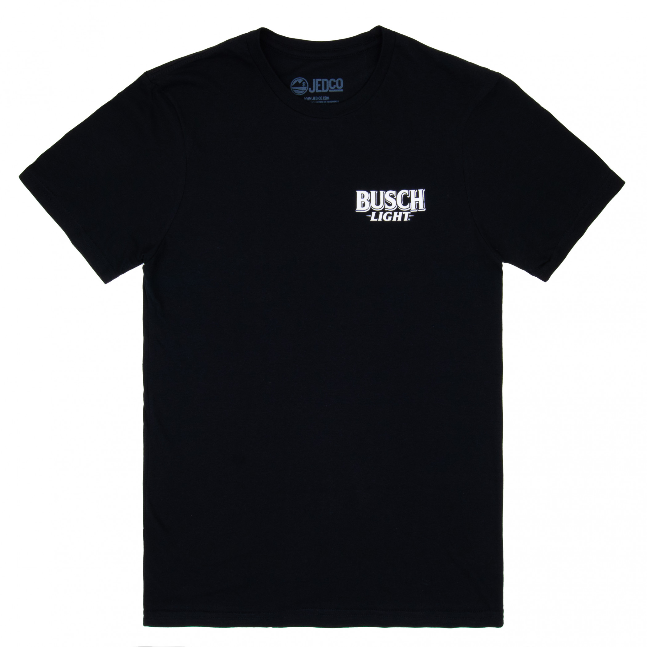 Busch Light Neon Cowboy Front and Back Print T-Shirt