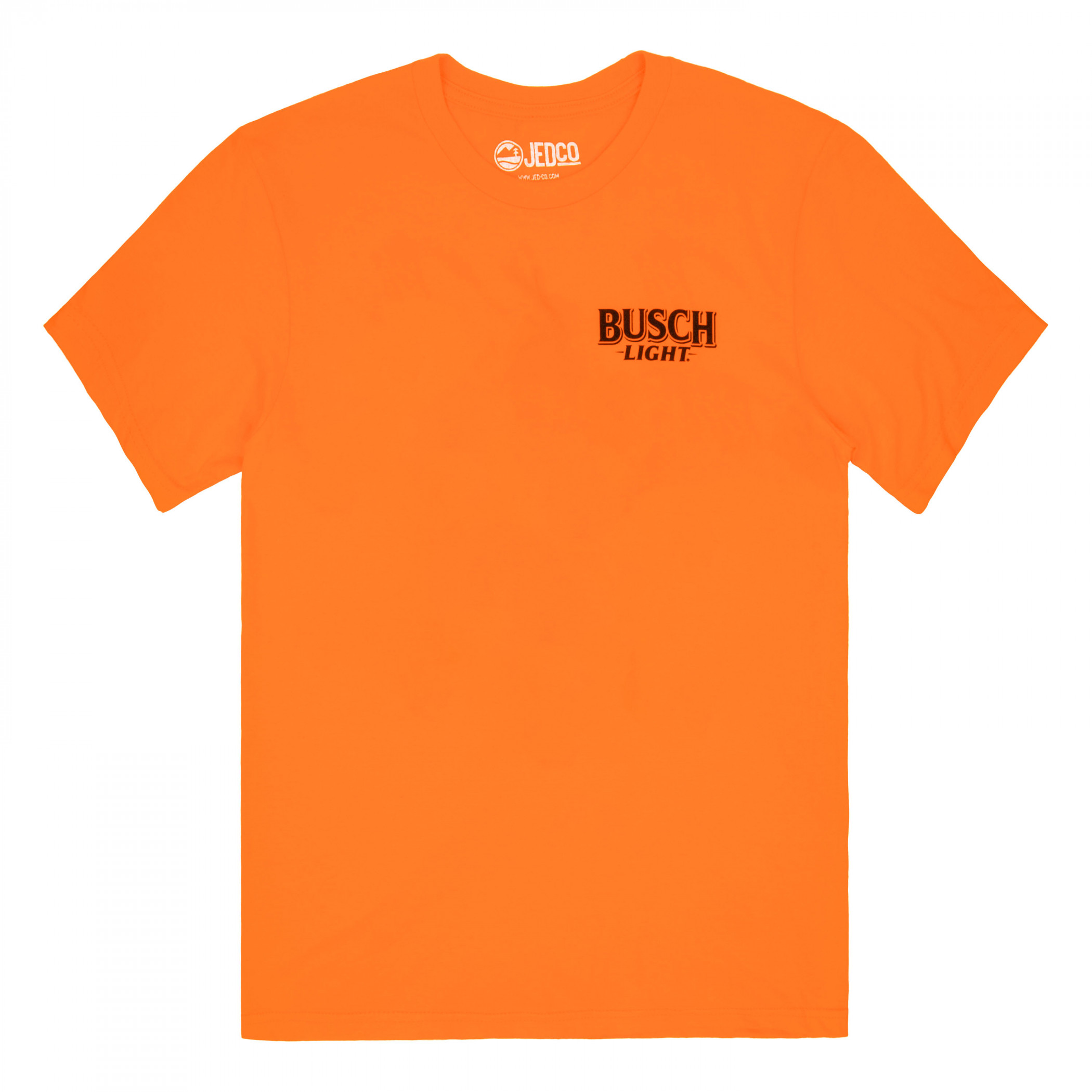 Busch Light Blaze Buck Front and Back Print T-Shirt
