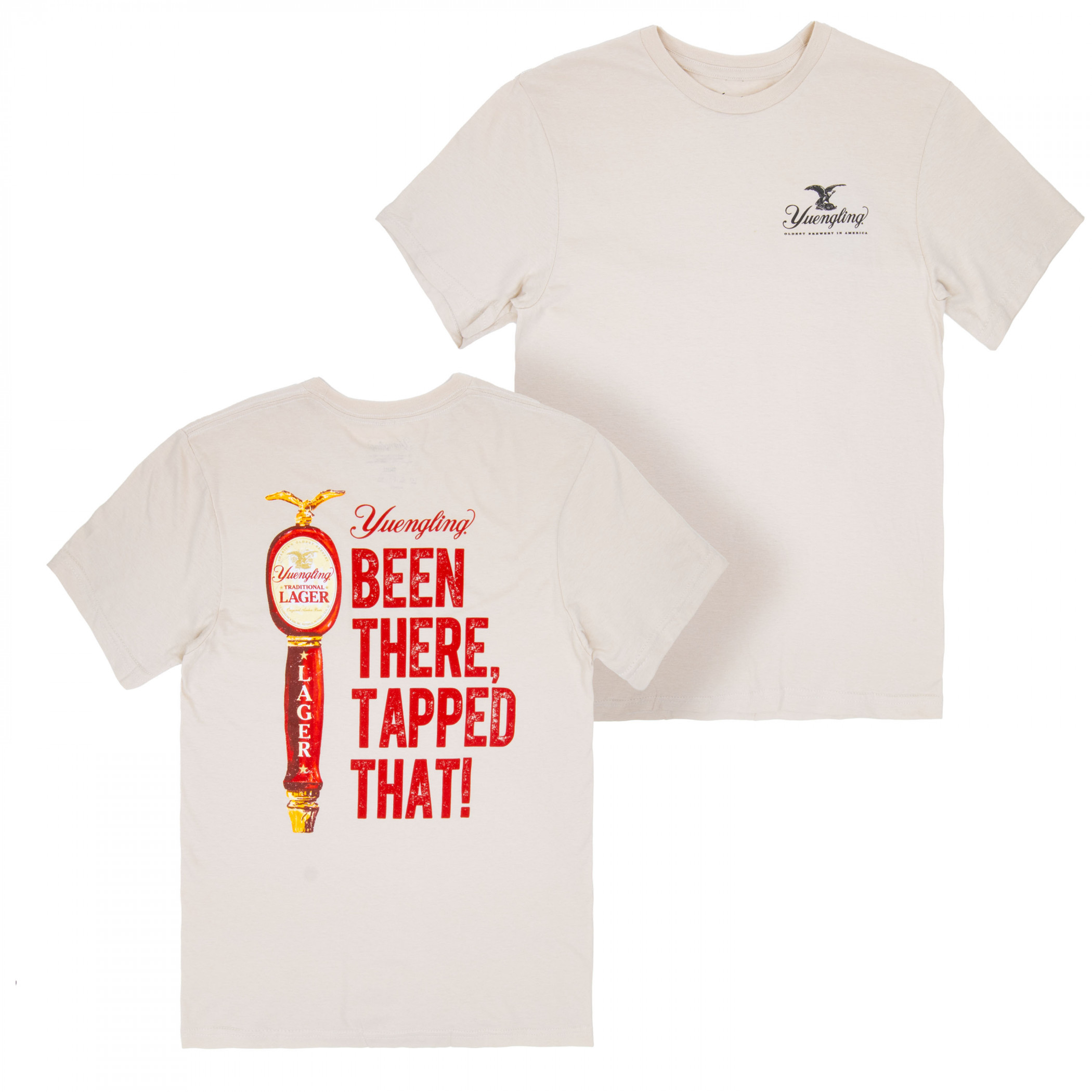 Yuengling Been There  Tapped That! Front and Back Print T-Shirt