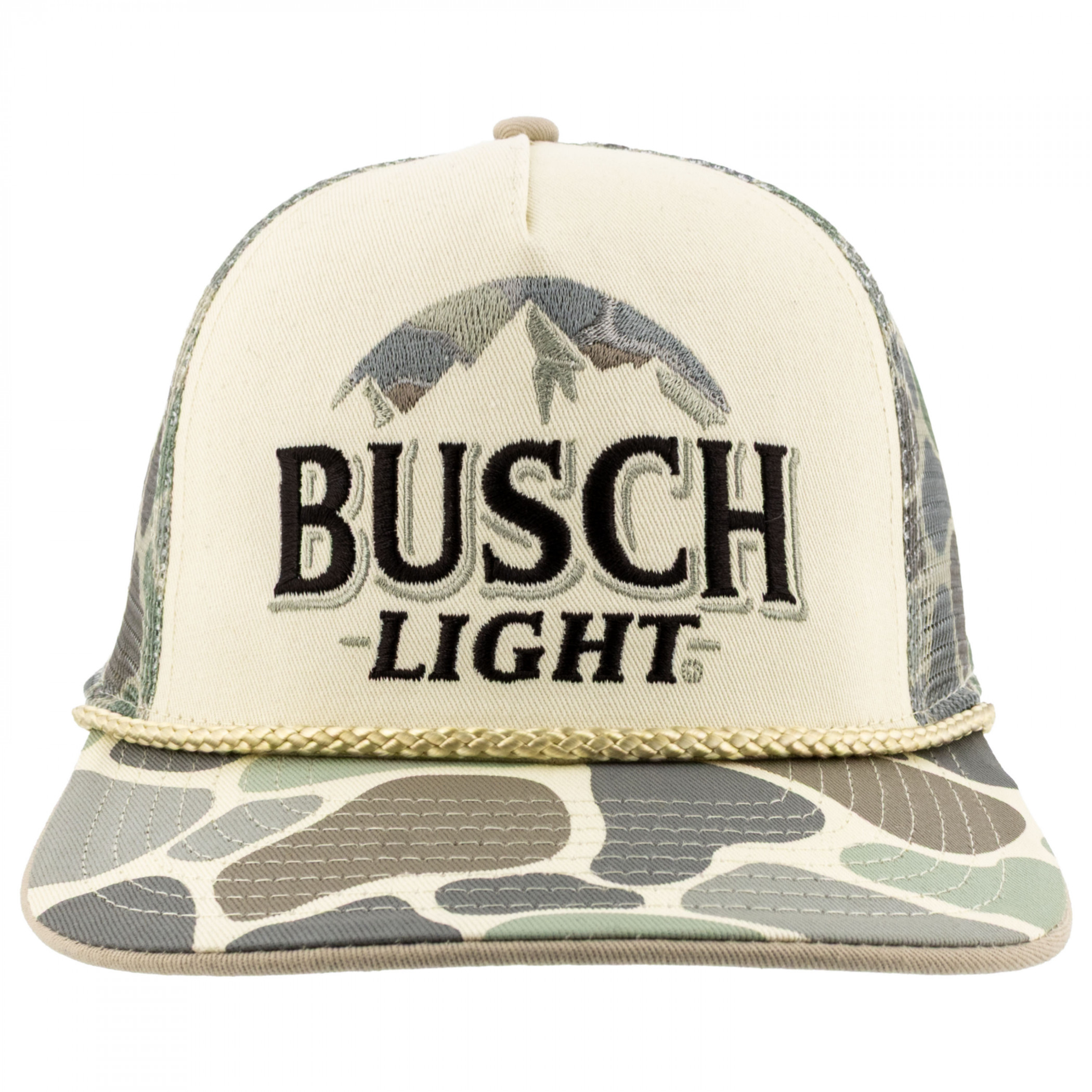 Busch Light Grey Camo Mountains Adjustable Hat