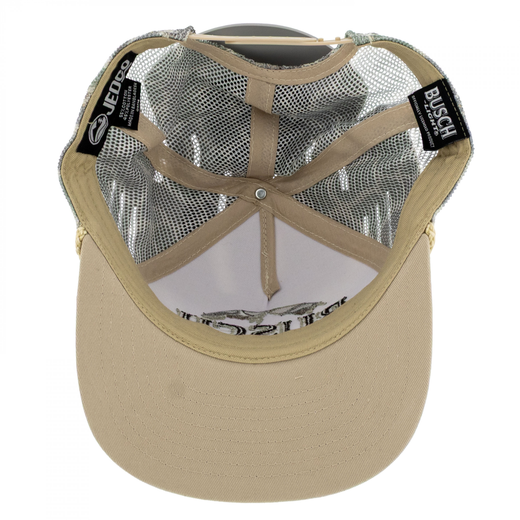 Busch Light Grey Camo Mountains Adjustable Hat