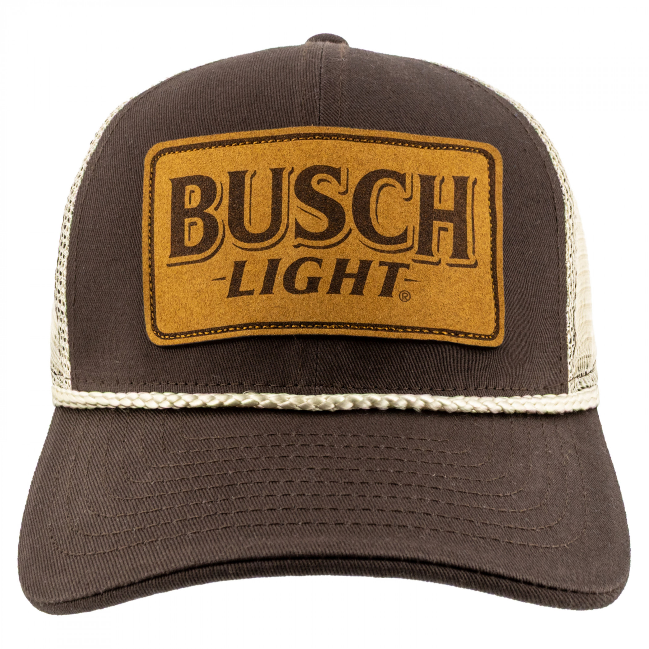 Busch Light Leather Patch Adjustable Hat