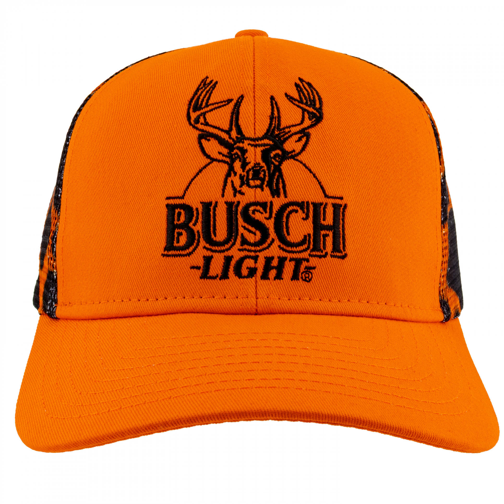 Busch Light Camo Blaze Buck Adjustable Mesh Hat