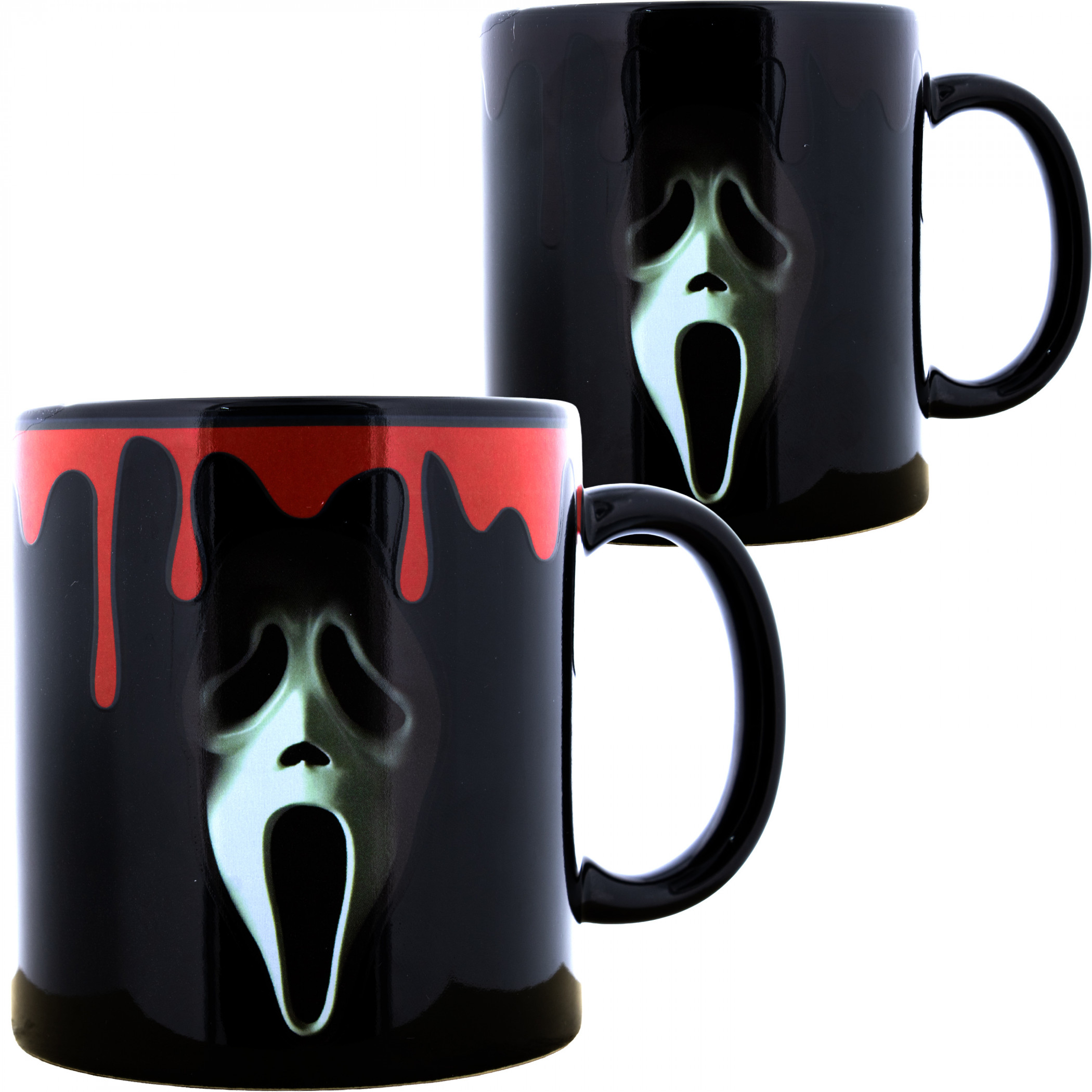 Scream Ghostface 15 oz. Heat Change Mug, Black