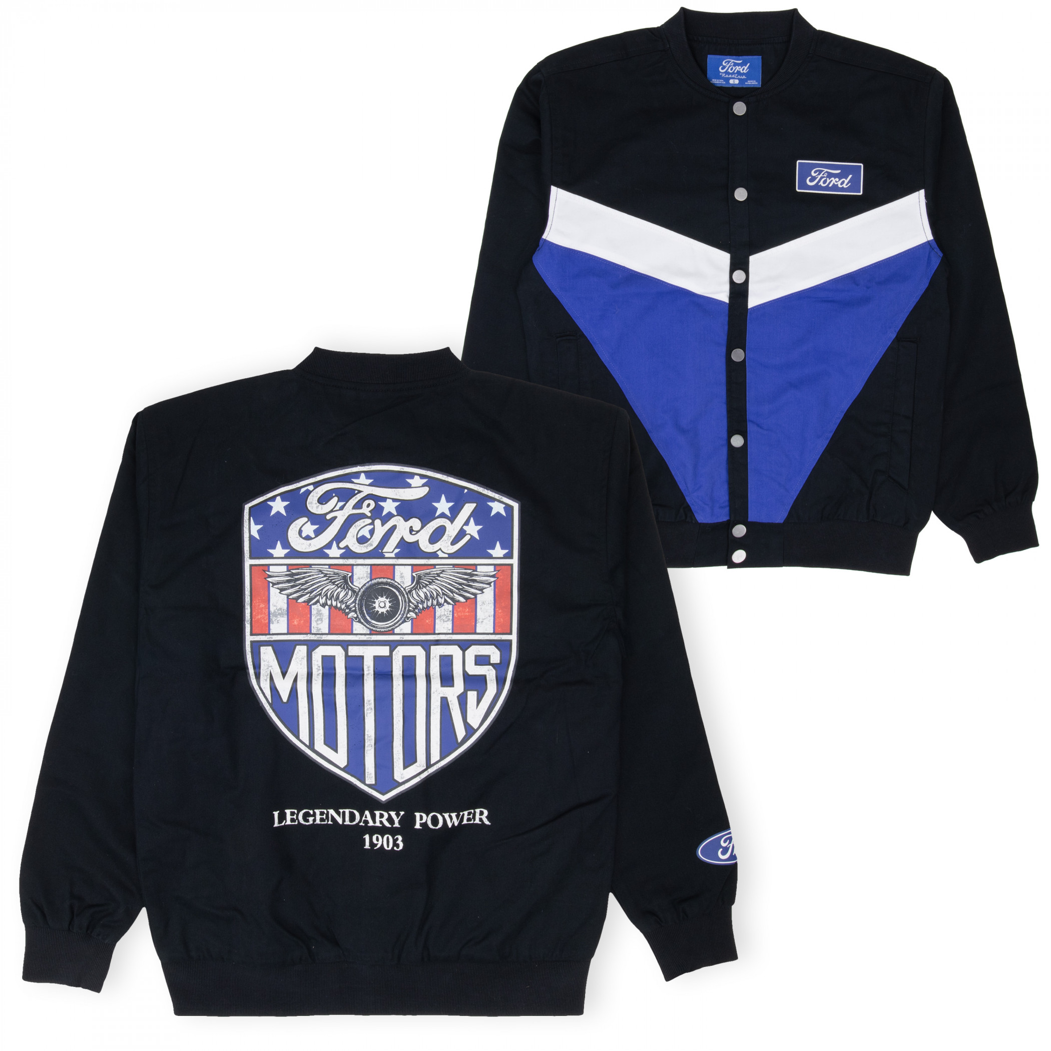Ford Motors Color Block Twill Racing Jacket