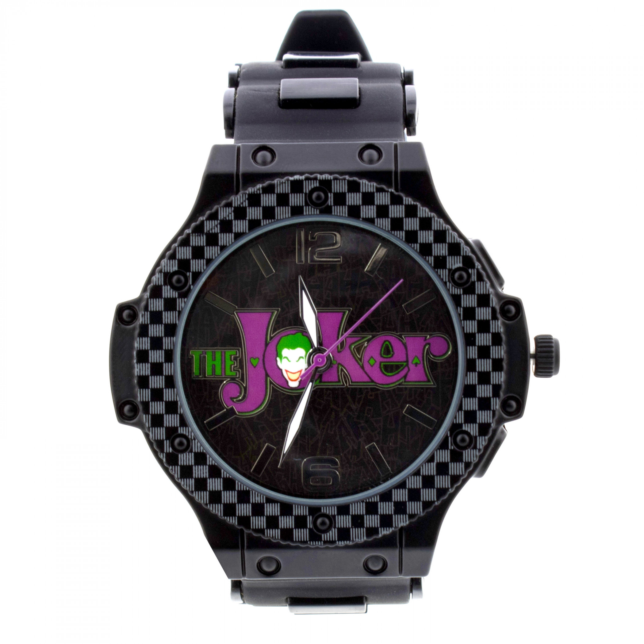 Joker Purple Logo Black Men's Watch, Black