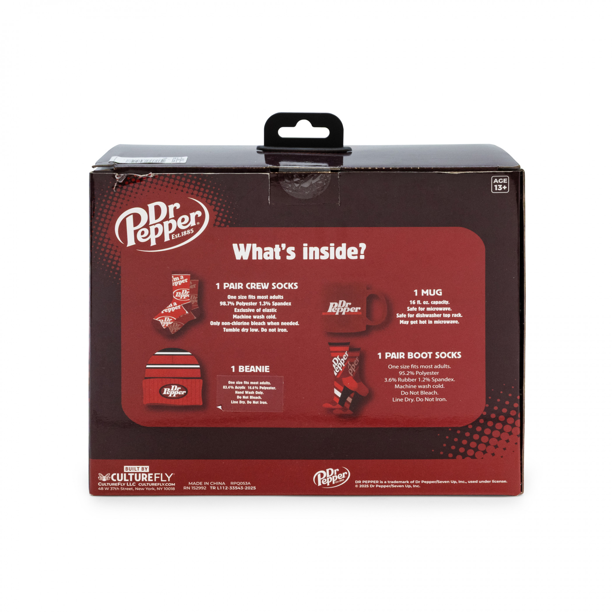 Dr. Pepper Boot Sock Cozy Bundle Gift Set