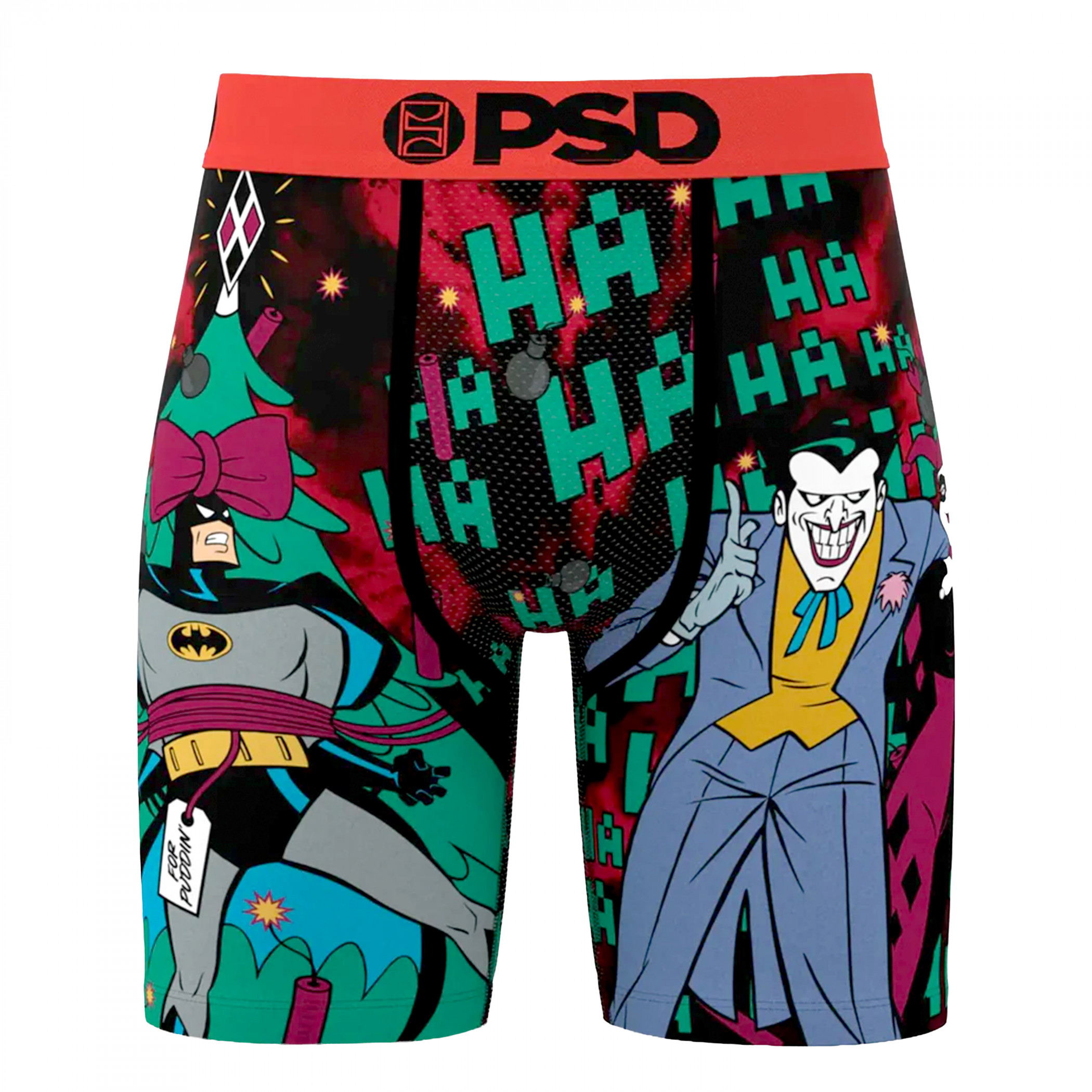 Joker Wrapped Up Batman Men's PSD Boxer Briefs, Multi-Color