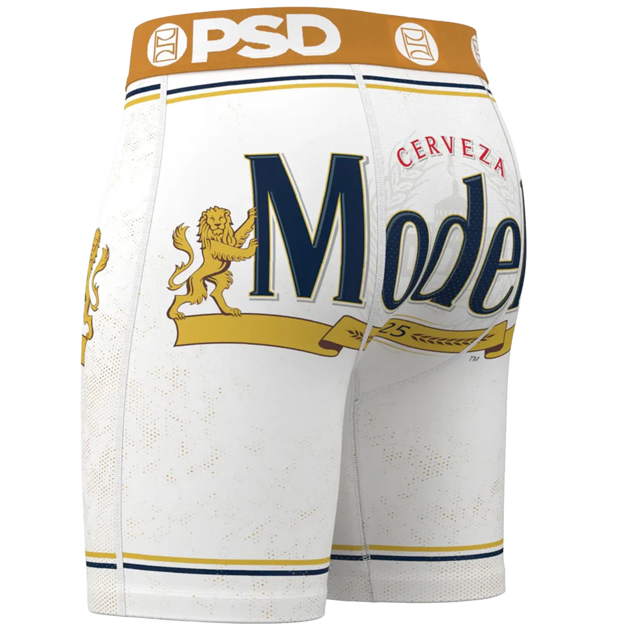Modelo Logo PSD Boxer Briefs in a Beer Can