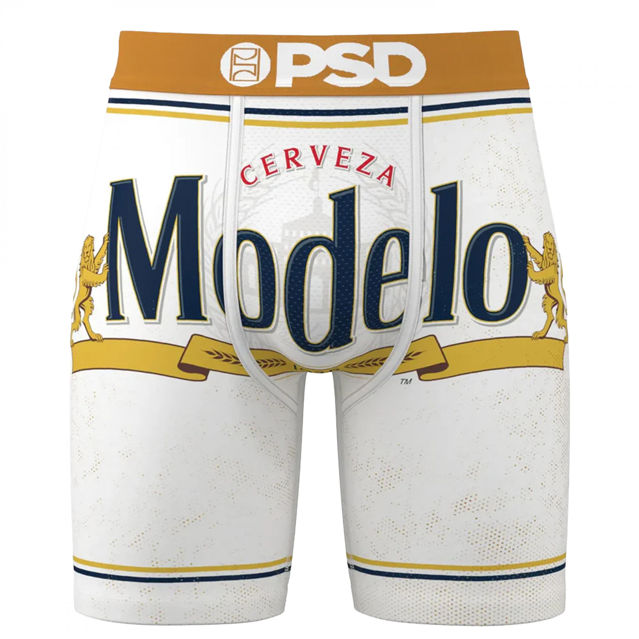 Modelo Logo PSD Boxer Briefs in a Beer Can