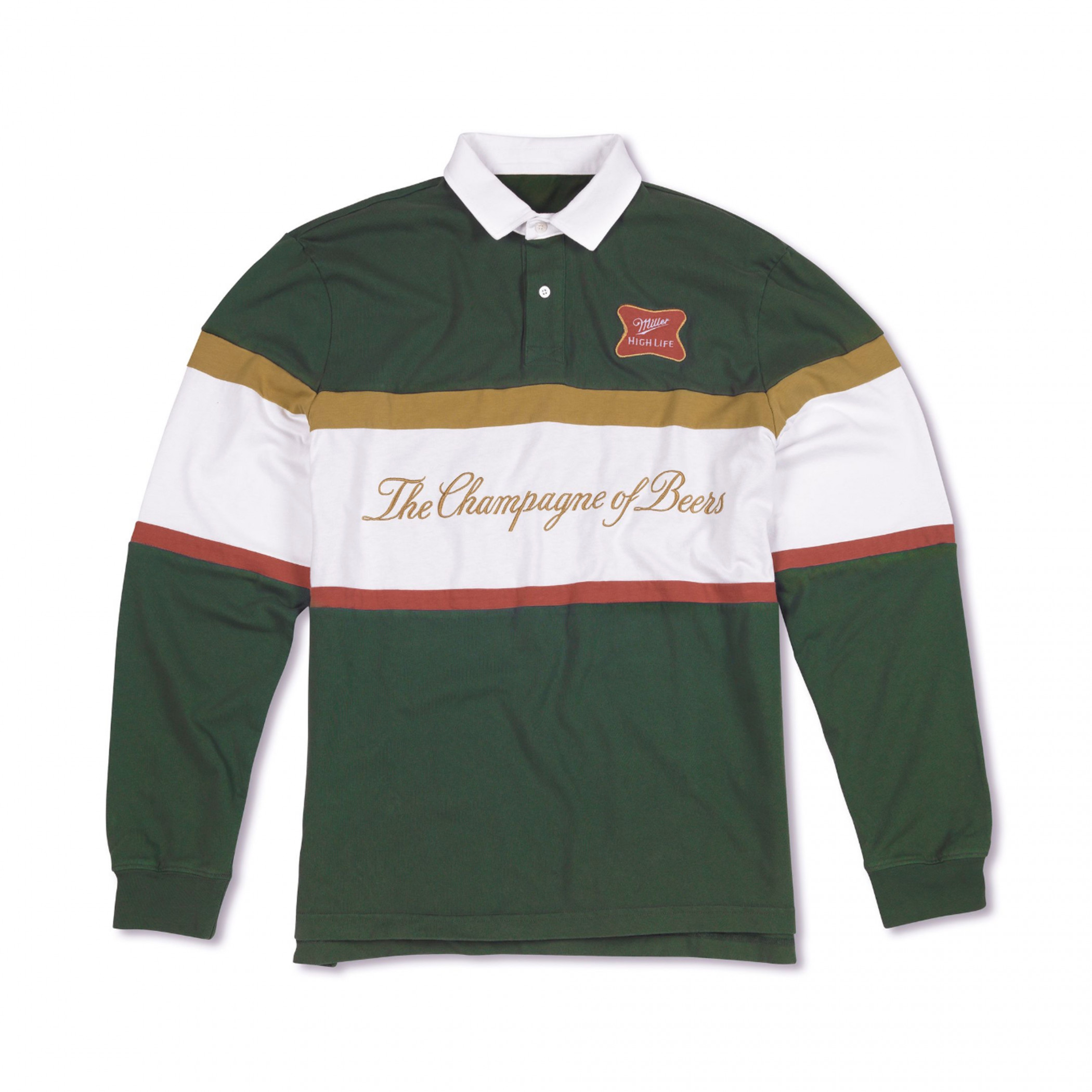 Miller High Life The Champagne of Beers Fieldhouse Rugby Polo