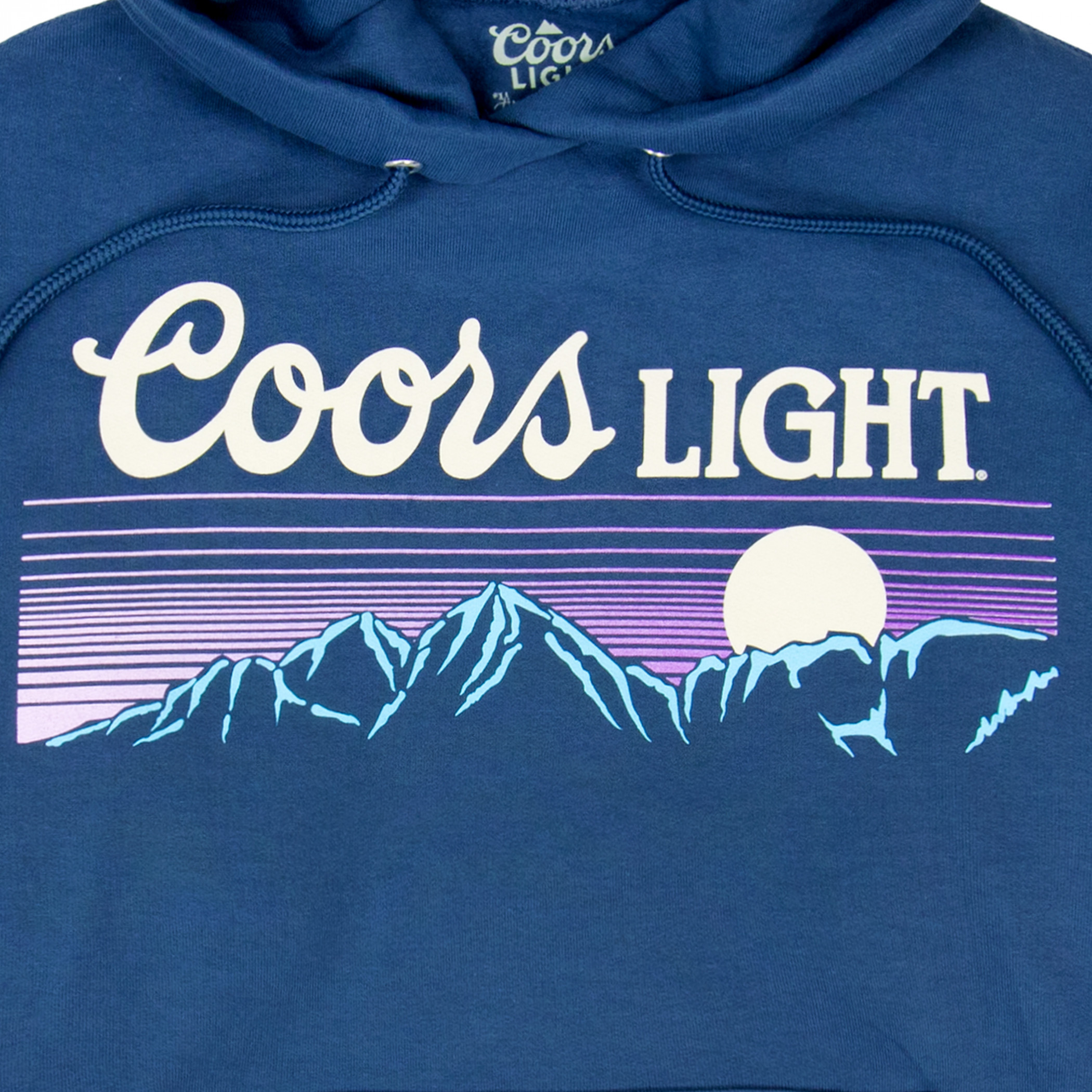 Coors Light Moonlit Mountain Friday Fleece Hoodie